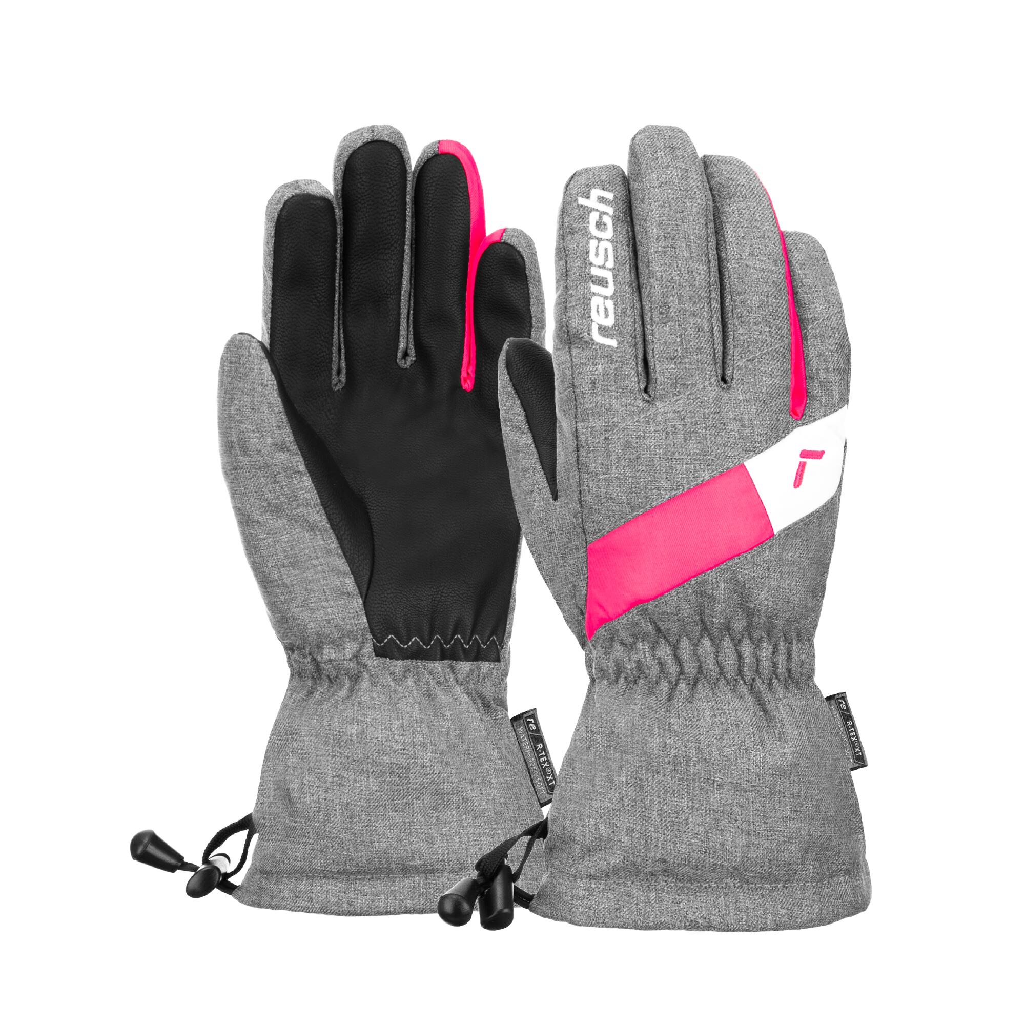 Ski Handschuhe Charlie R-TEX XT Junior grau/pink