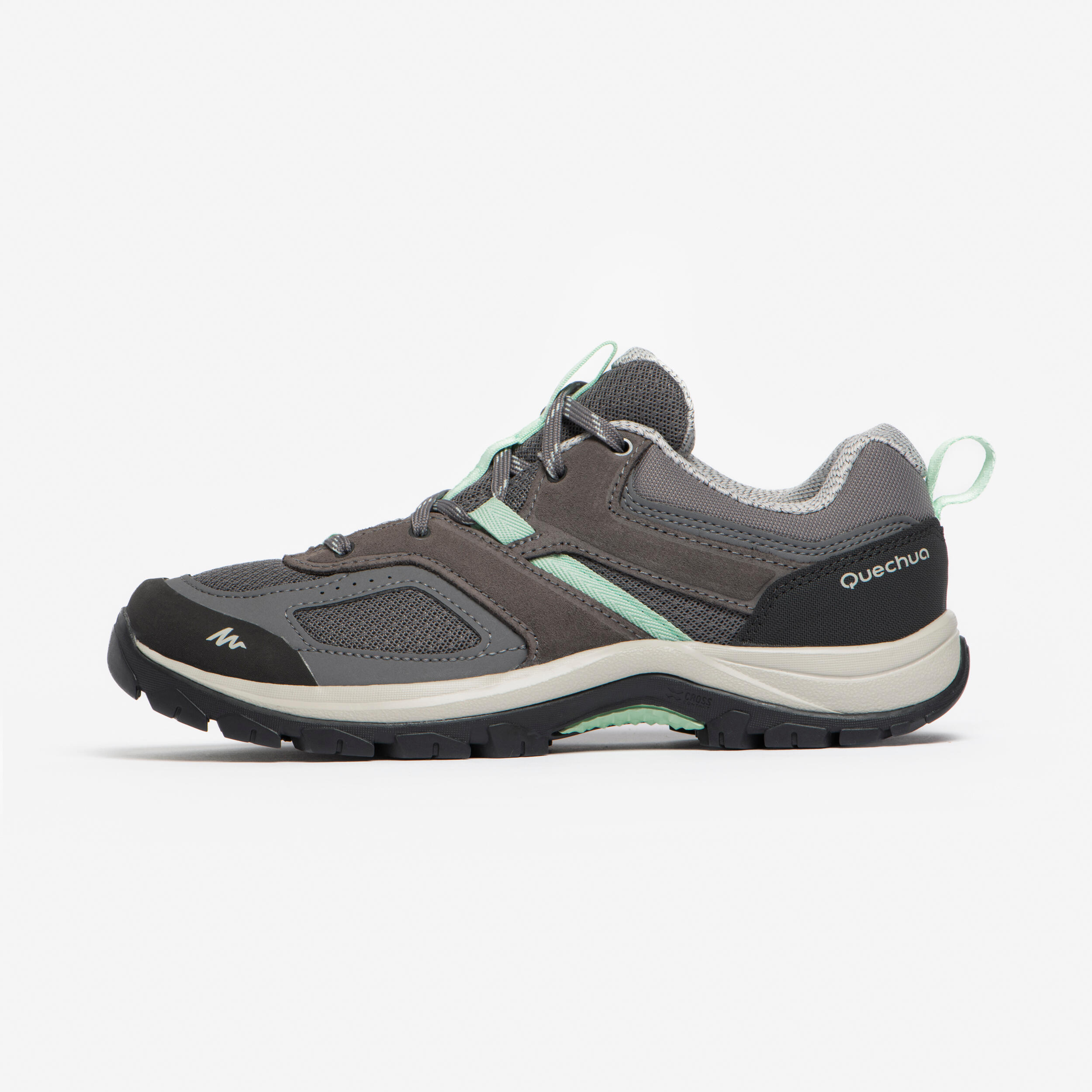 Wanderschuhe Damen Wandern - MH100 grau