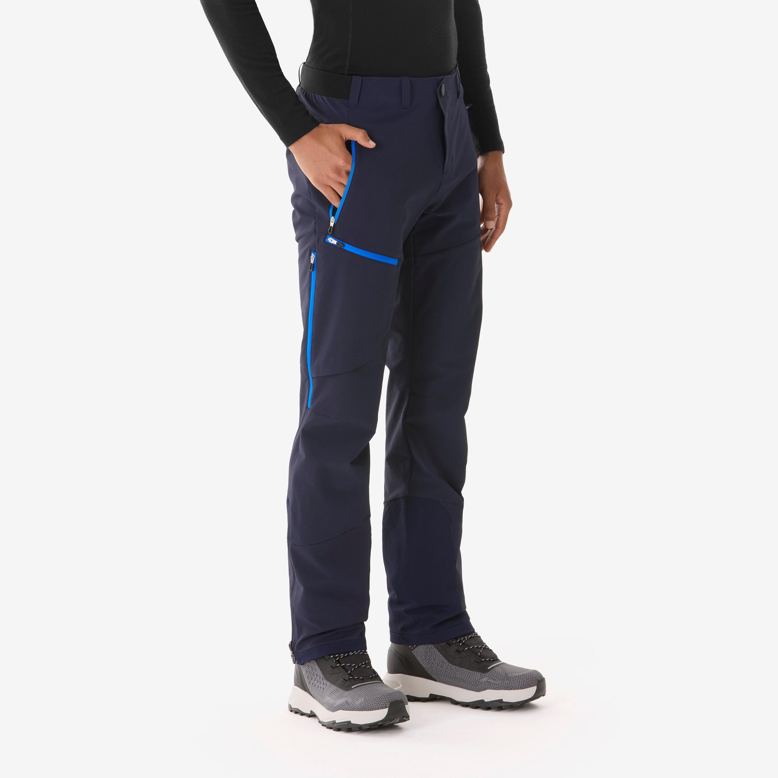 Winterhose Herren warm wasserabweisend Winterwandern - SH900 blau