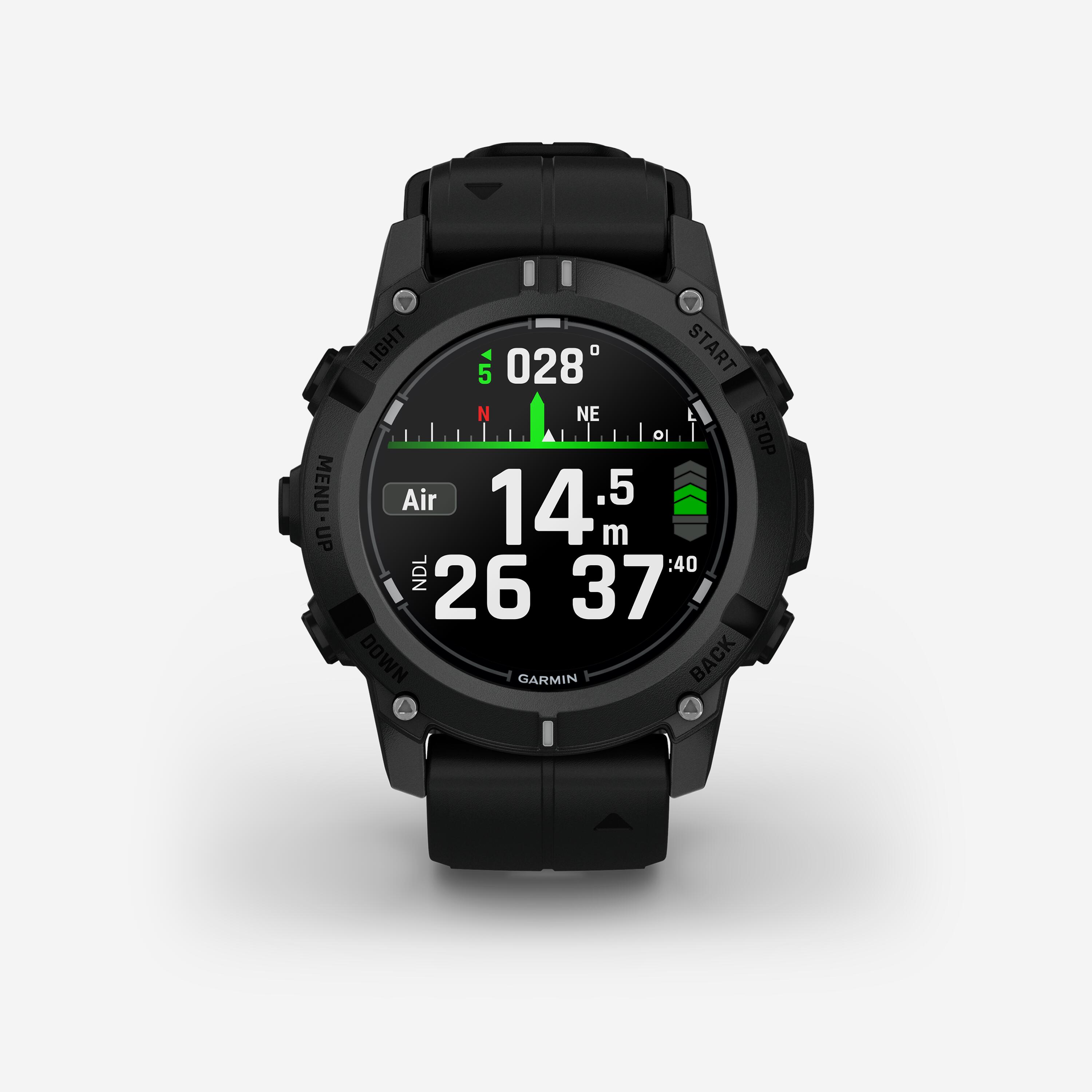 GPS-Smartwatch mit Tauchcomputer Garmin Descent G2 schwarz