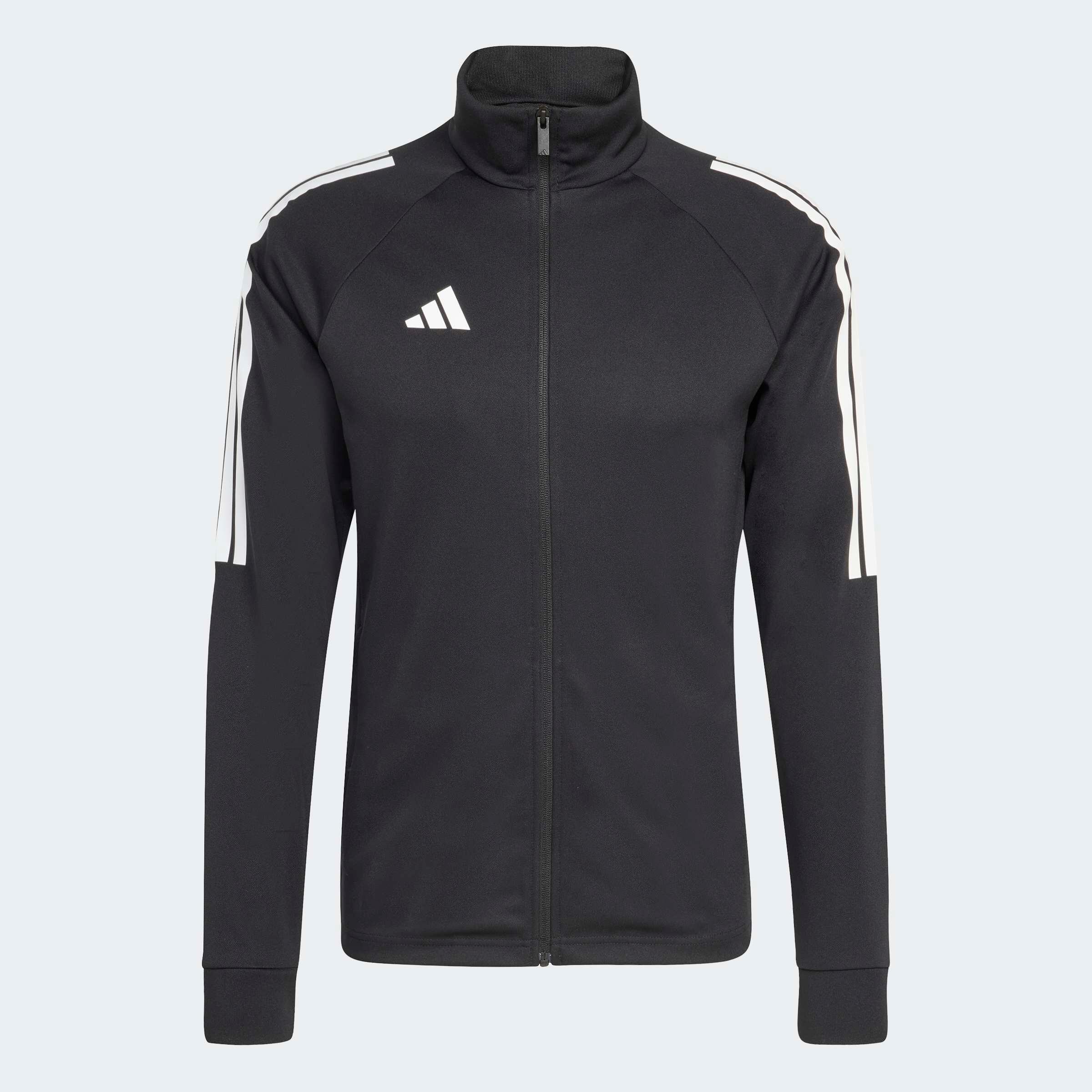 Damen/Herren Fußball Trainingsjacke - adidas Sereno 26 schwarz/weiß