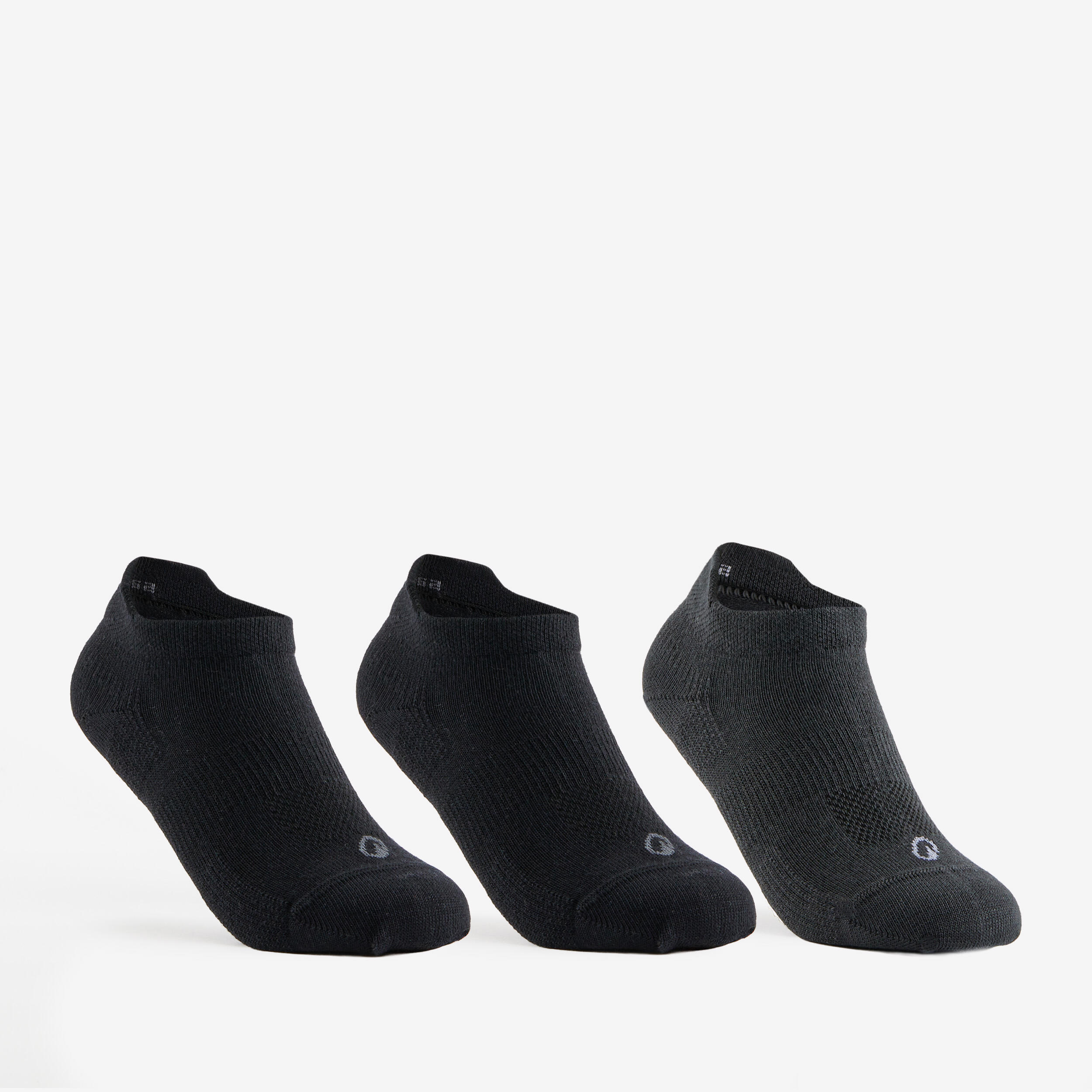 Kinder Tennissocken Low 3er Pack - RS160 schwarz/grau