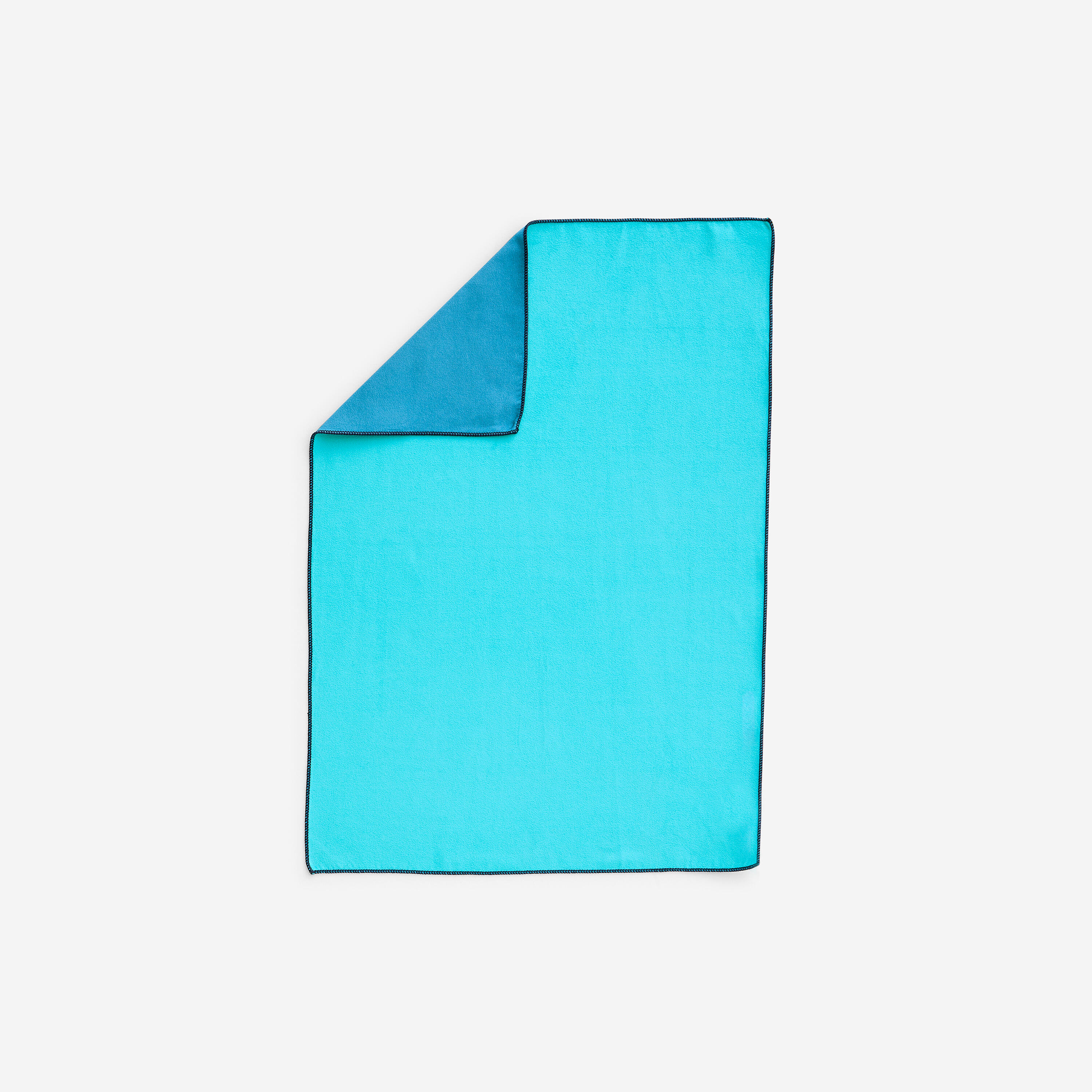 Mikrofaser-Handtuch Größe S 39 × 55 cm - doppelseitig blau/grün