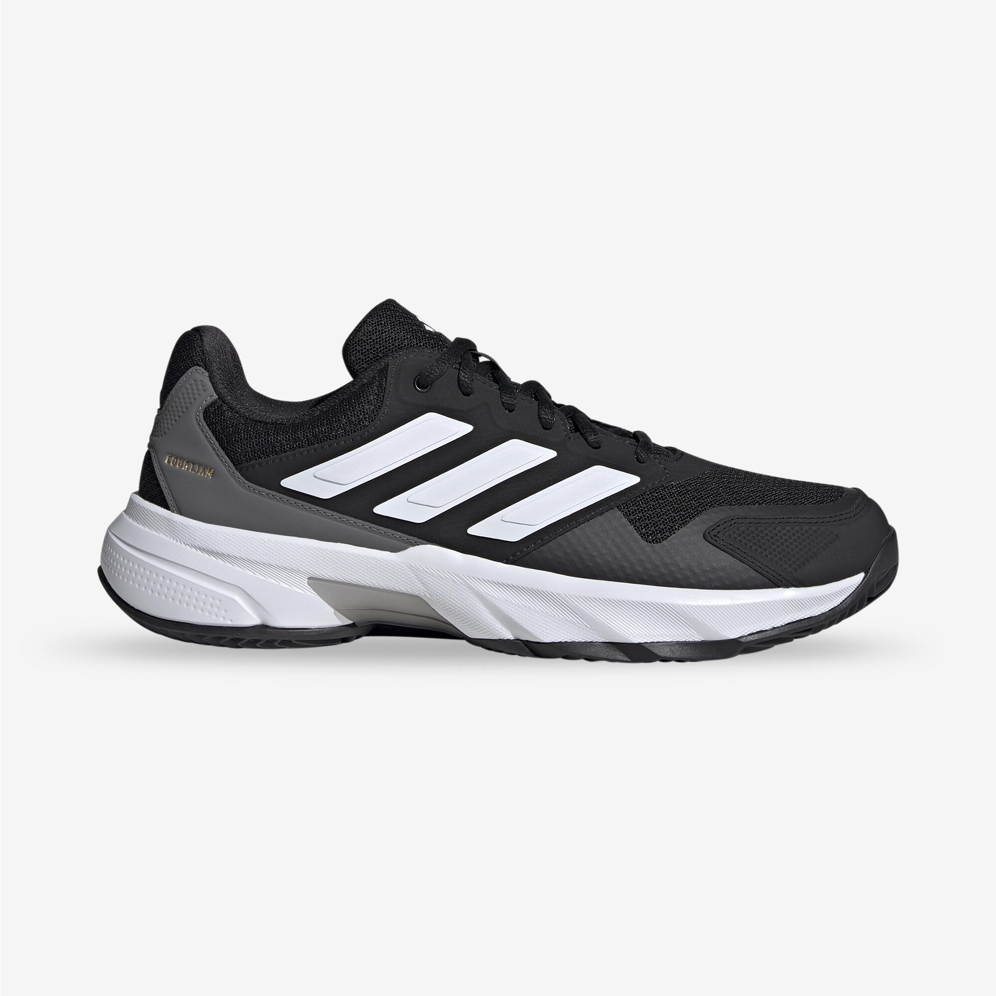Herren Tennisschuhe Sandplatz - Courtjam Control 3 schwarz/weiss