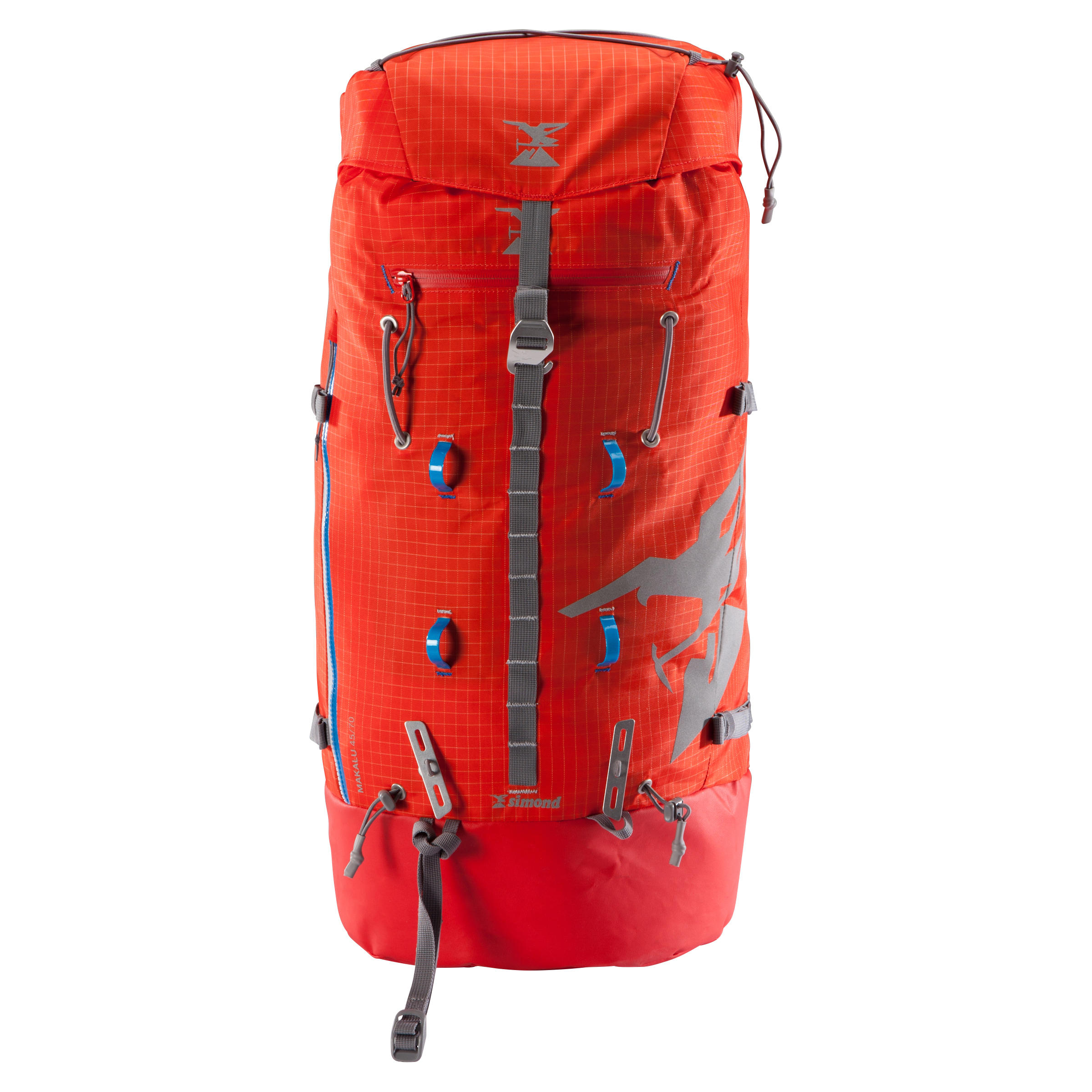 Rucksack Bergsteigen 70 l - Makalu 45/70 rot