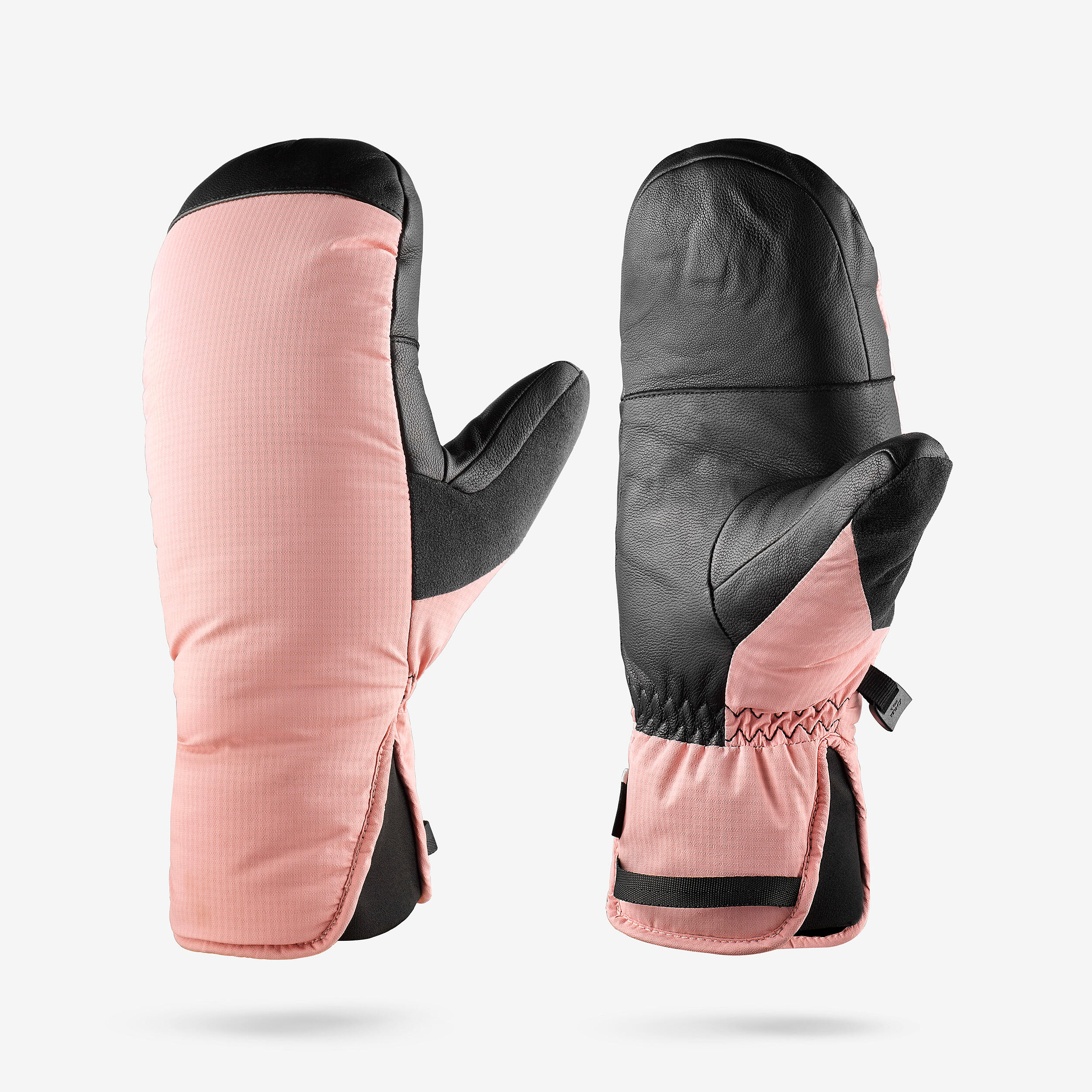 Skihandschuhe Fäustlinge Erwachsene warm - 500 rosa