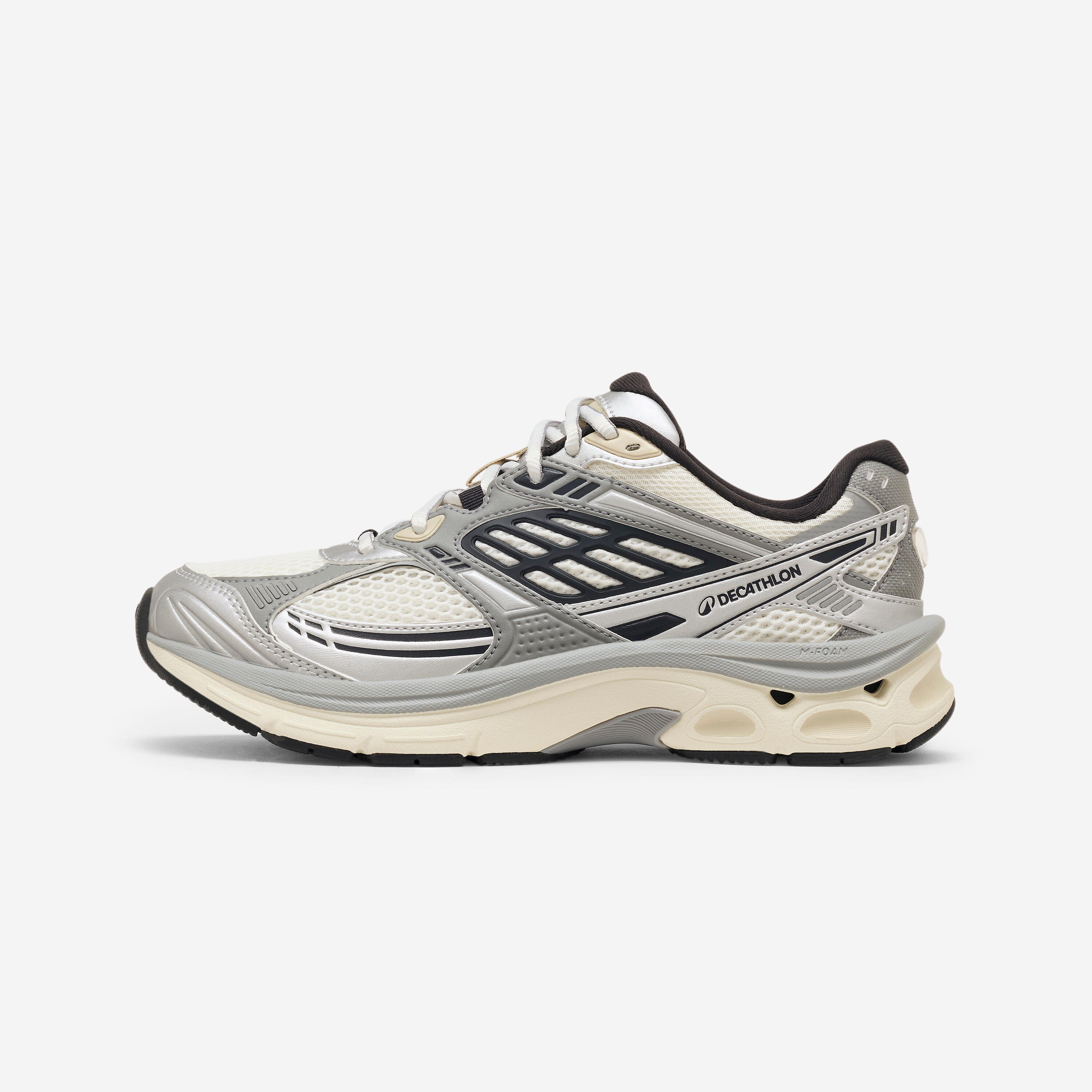 Fitnessschuhe Sneaker Damen - RR2K creme/grau
