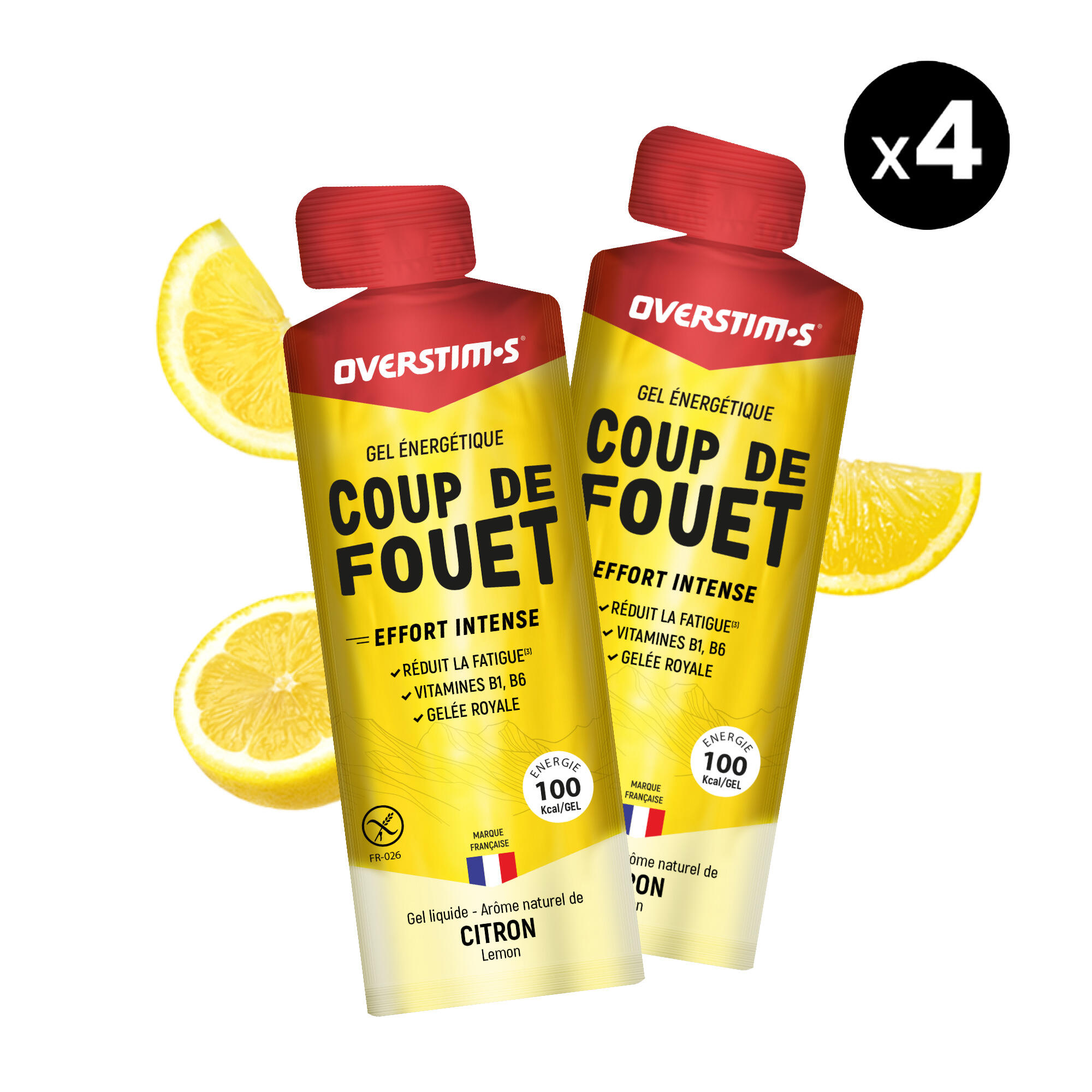 Energygel Zitrone 4 × 34 g - Coup de Fouet