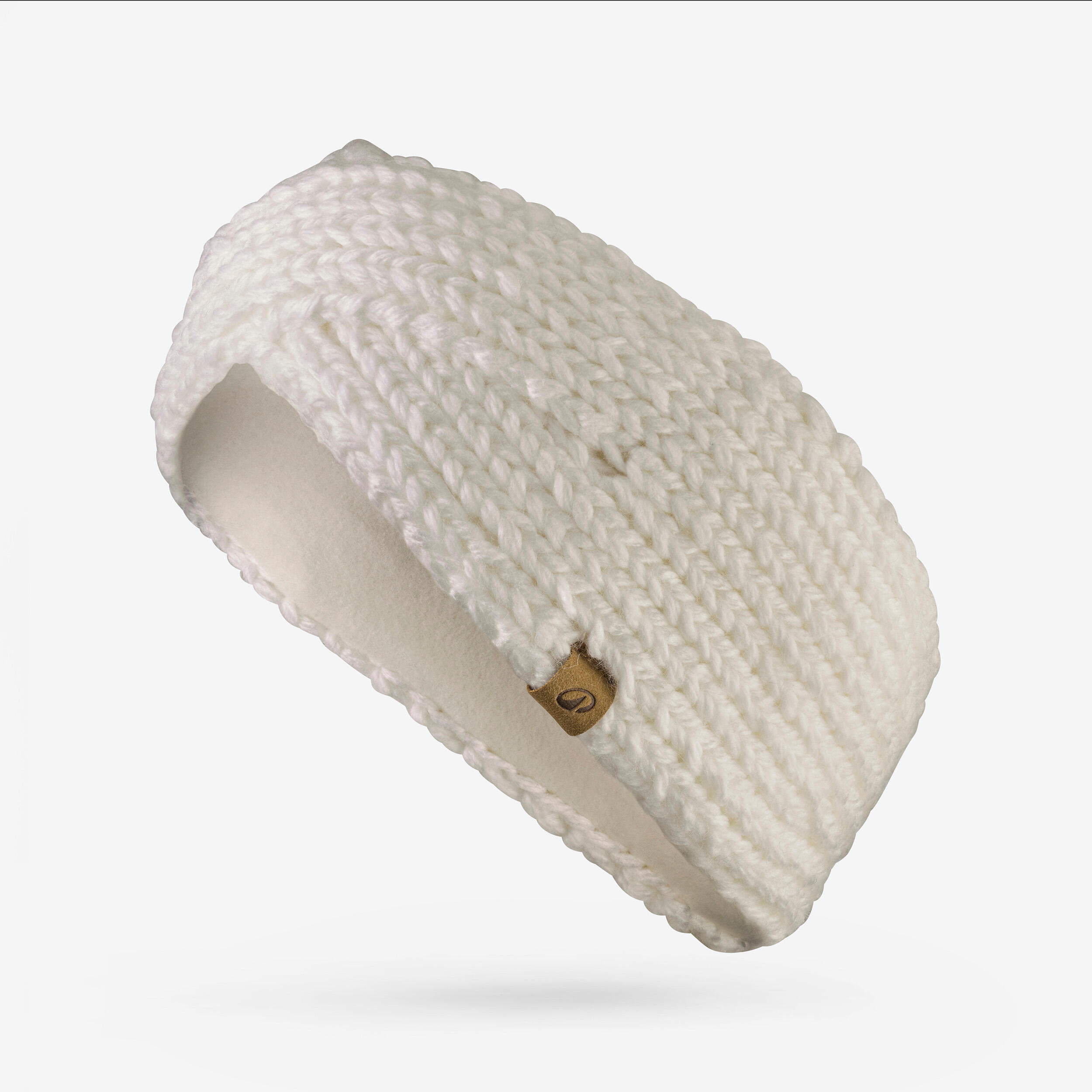 Stirnband Damen geflochtenes Design - Wavy 500 weiß
