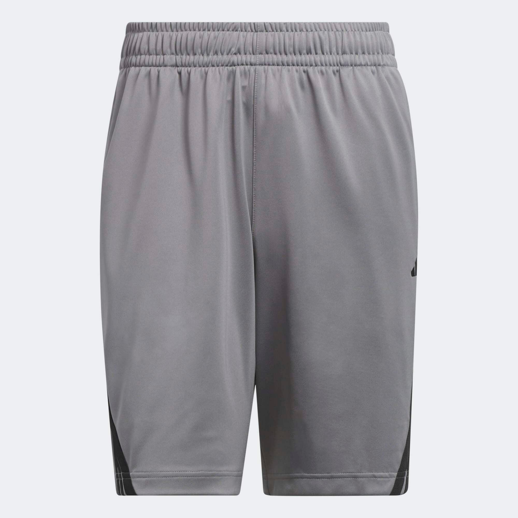 Damen/Herren Basketball Shorts - adidas 3-Stripes Shorts Basketball Legends grau