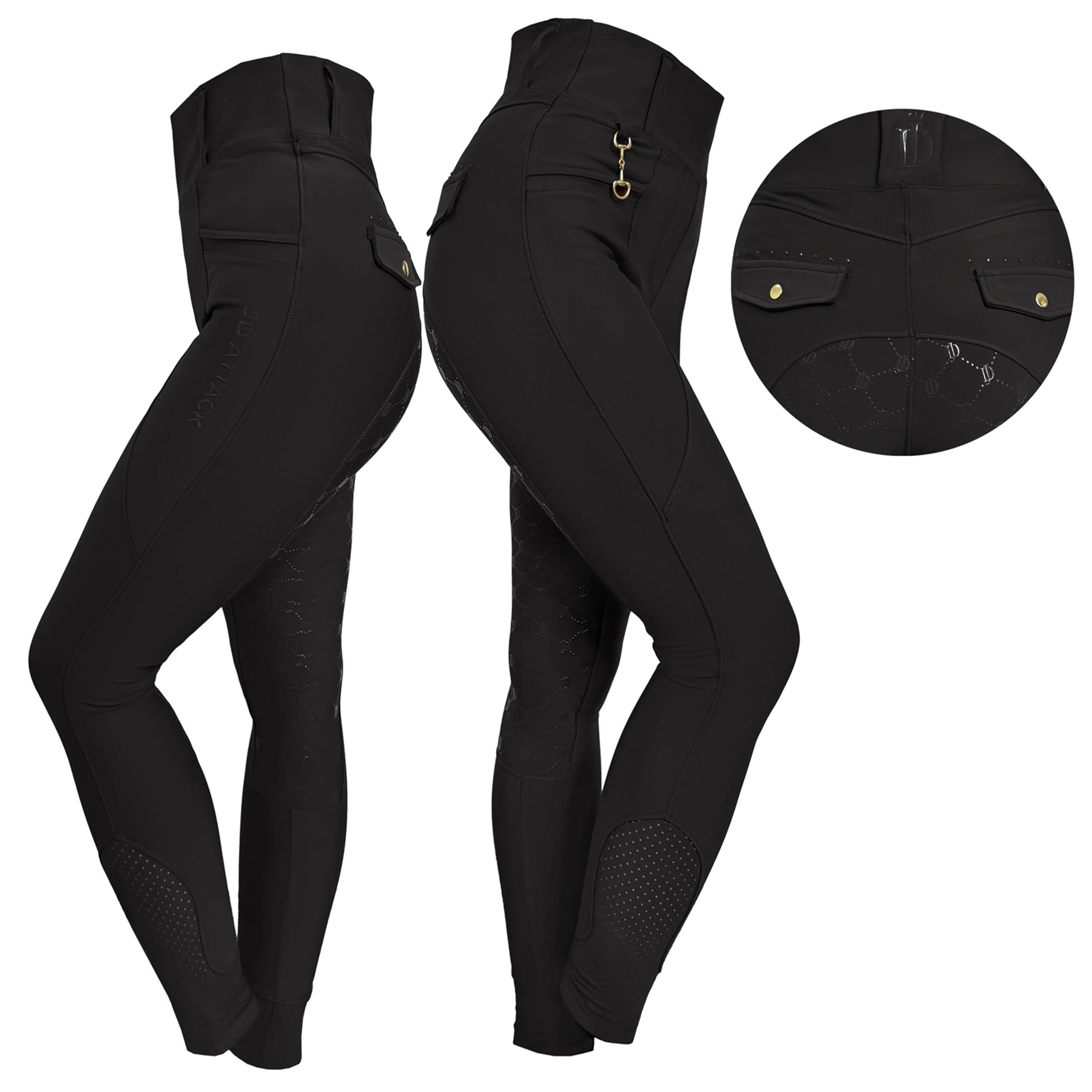 Reitleggings Vanessa JD Attack schwarz