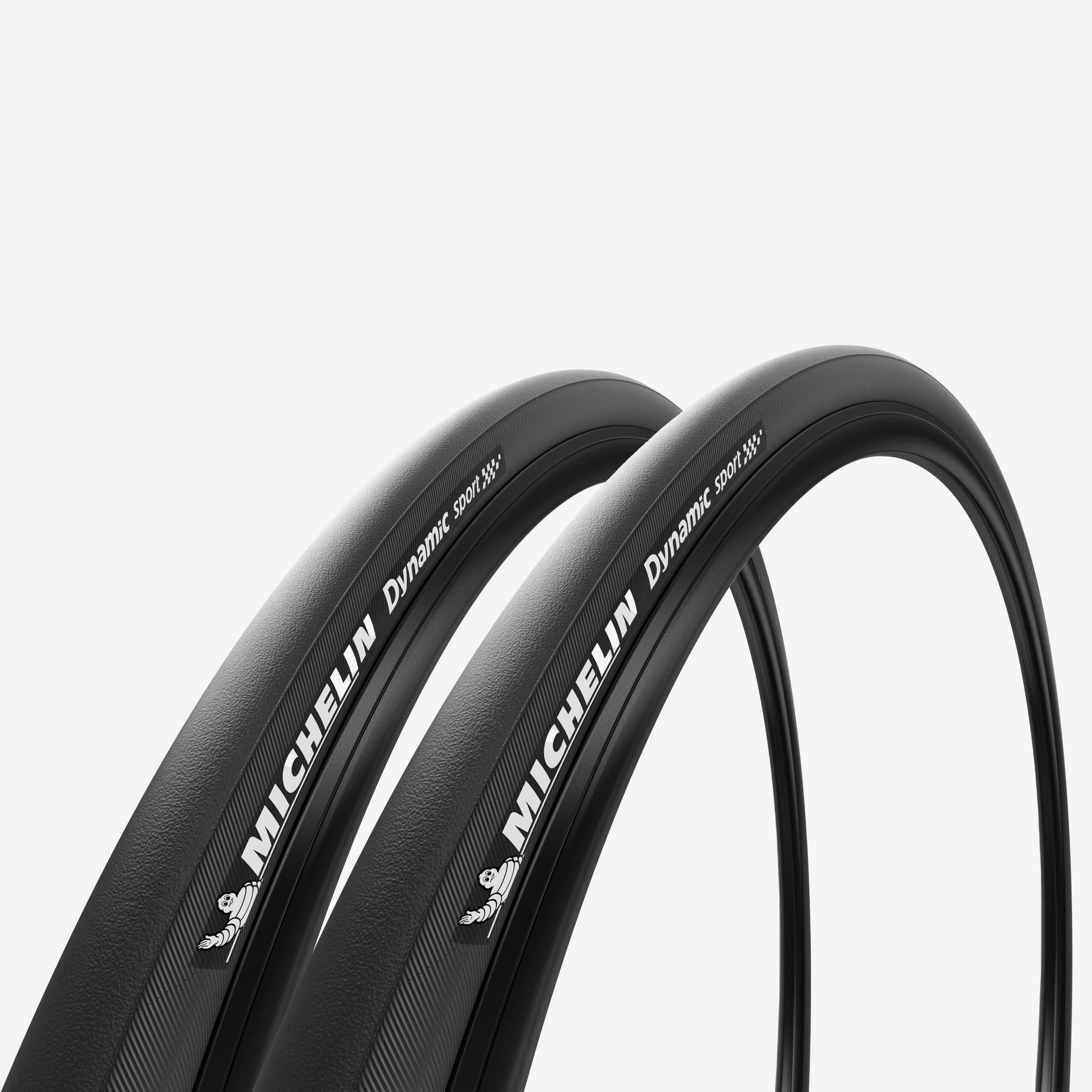Fahrradreifen Rennrad 2 Stck. Dynamic Sport schwarz 700×25 (25-622)