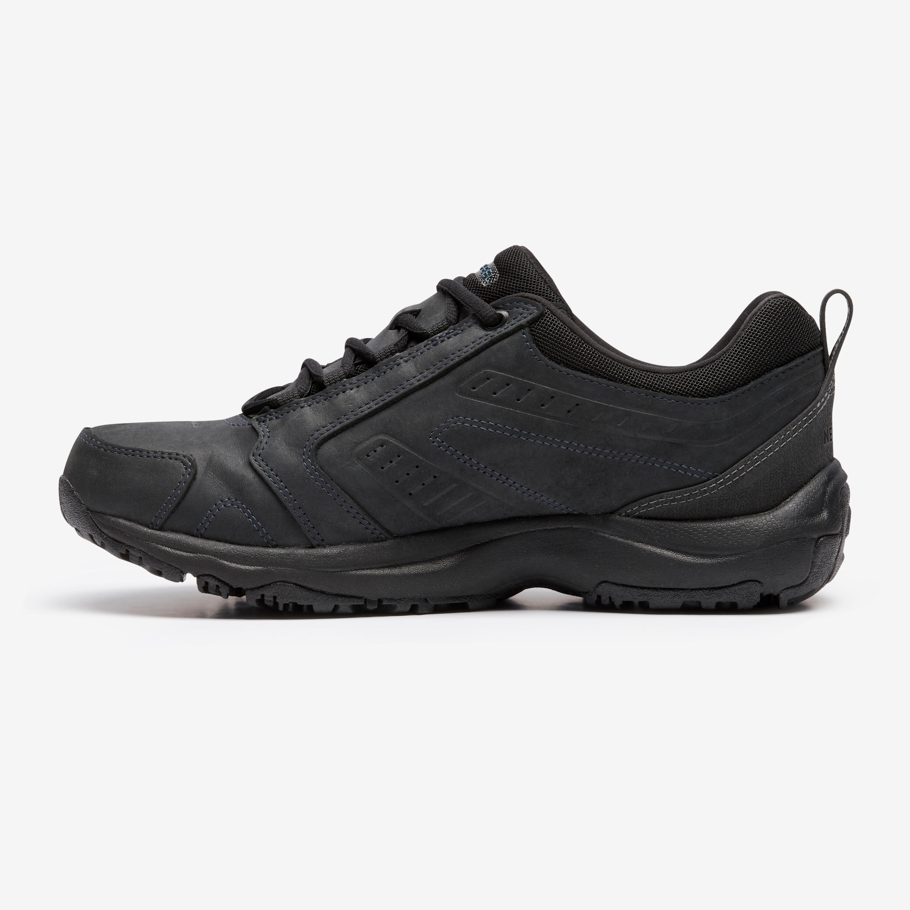 Freizeitschuhe Walking Nakuru wasserdicht Leder Herren schwarz