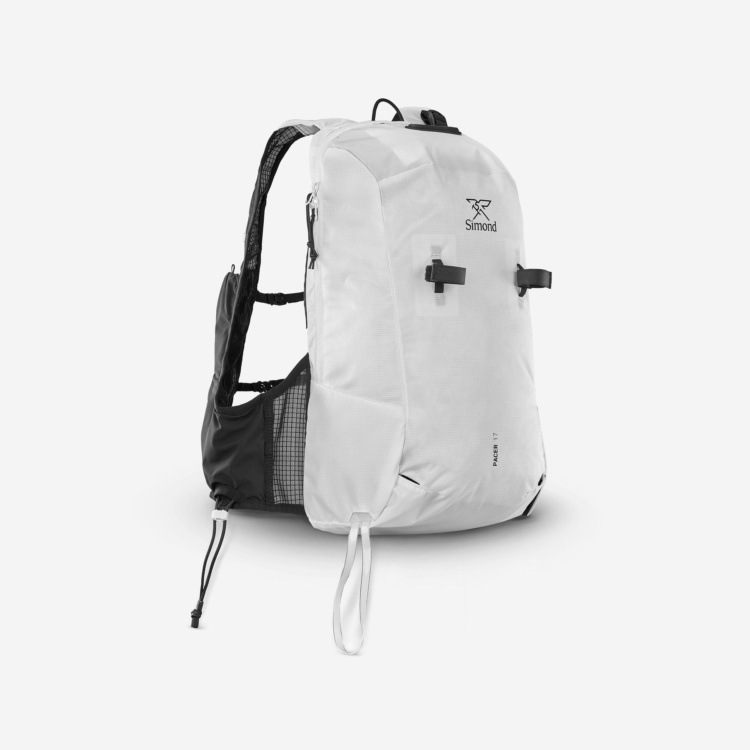 Skirucksack Tourenrucksack 17 Liter - Pacer schwarz/weiss