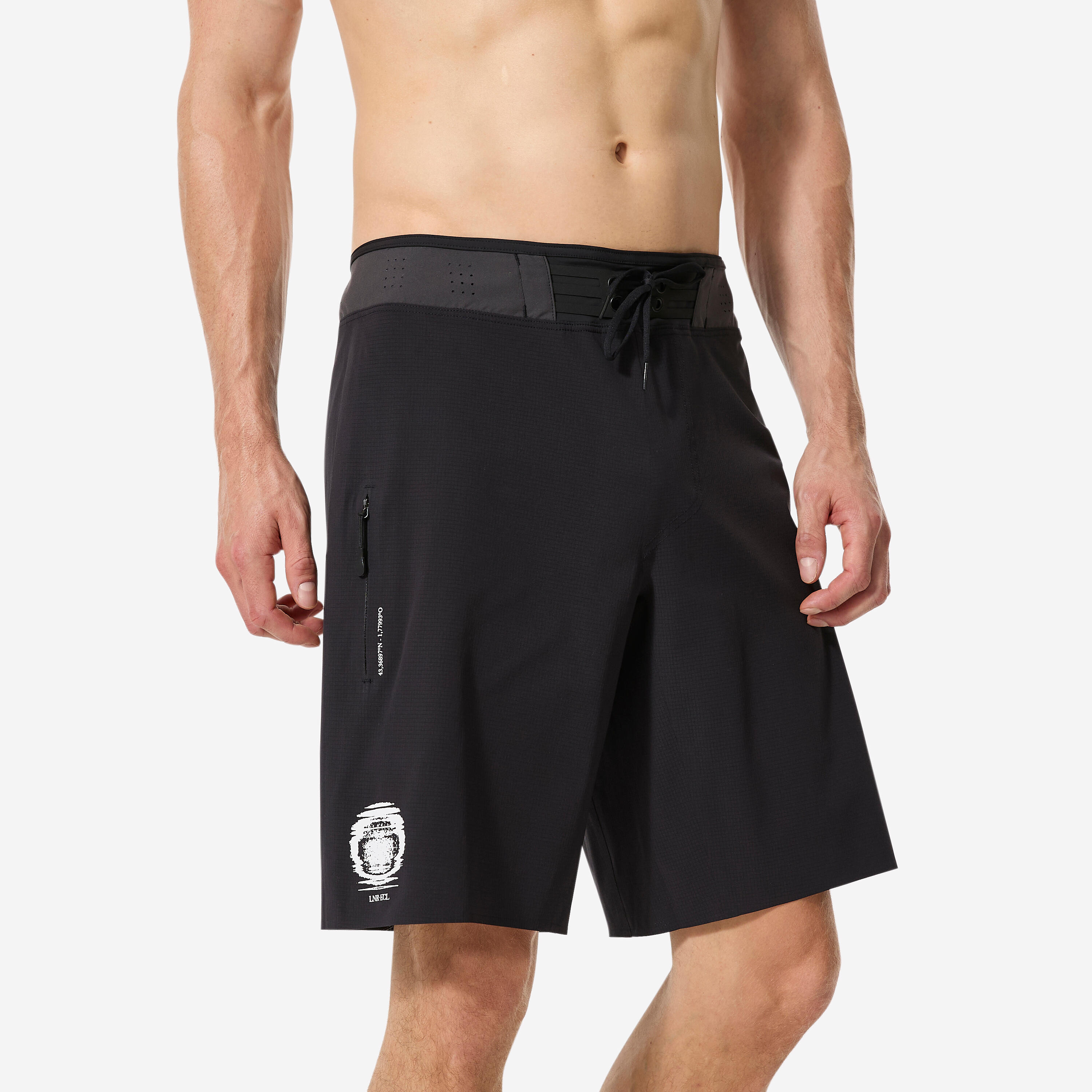Boardshorts Herren 900 lang 20'' schwarz