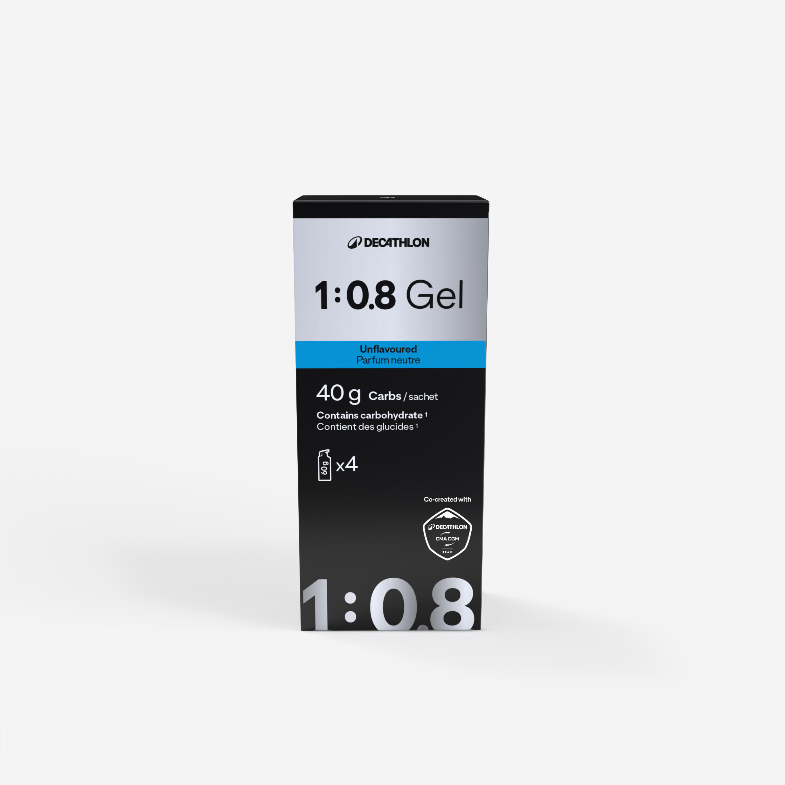 Neutrales Gel 1:0,8 Co-Produktion Decathlon CMA CGM 4 Stück