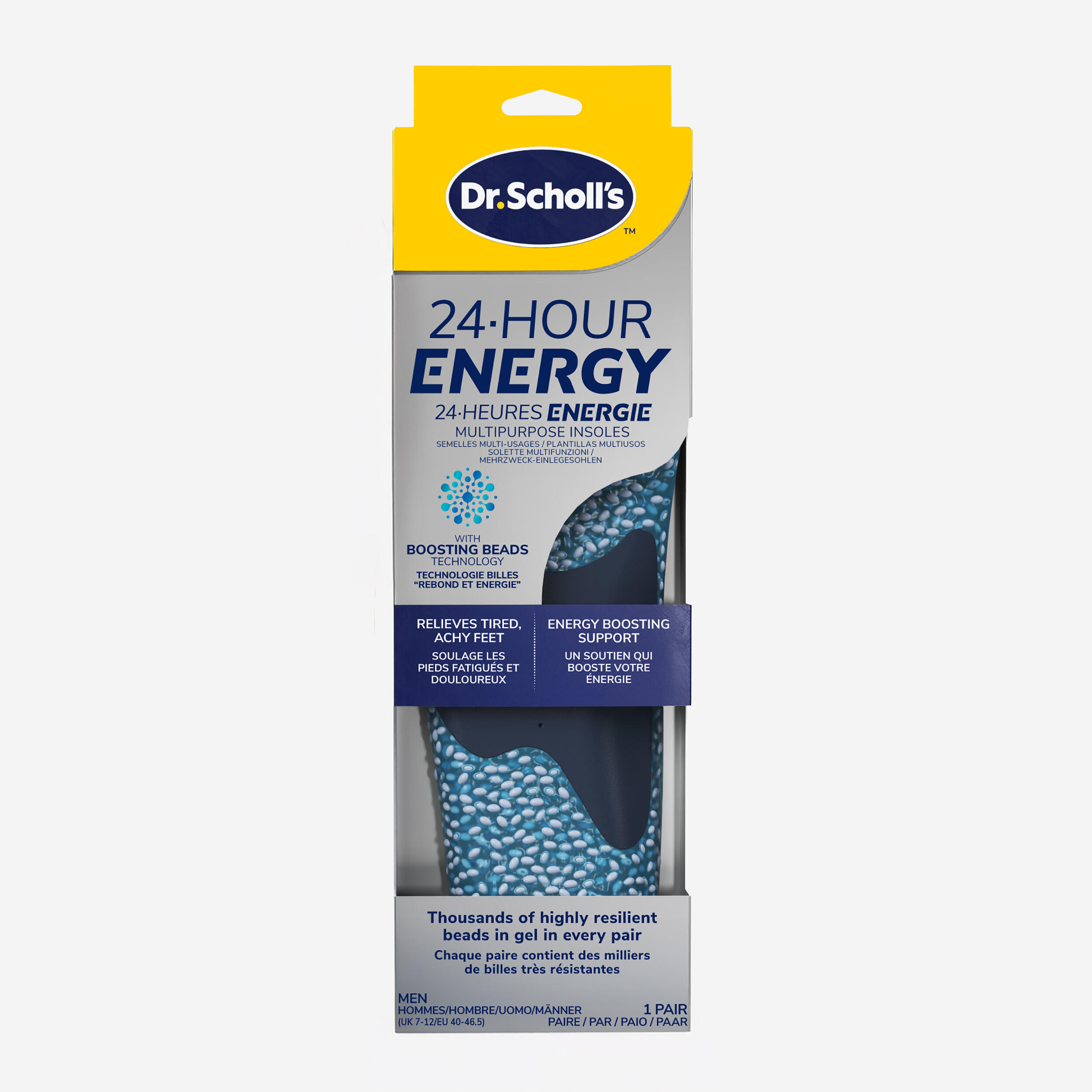 Einlegesohlen zuschneidbar Gr. 40–46,5 - 24-Hour Energy