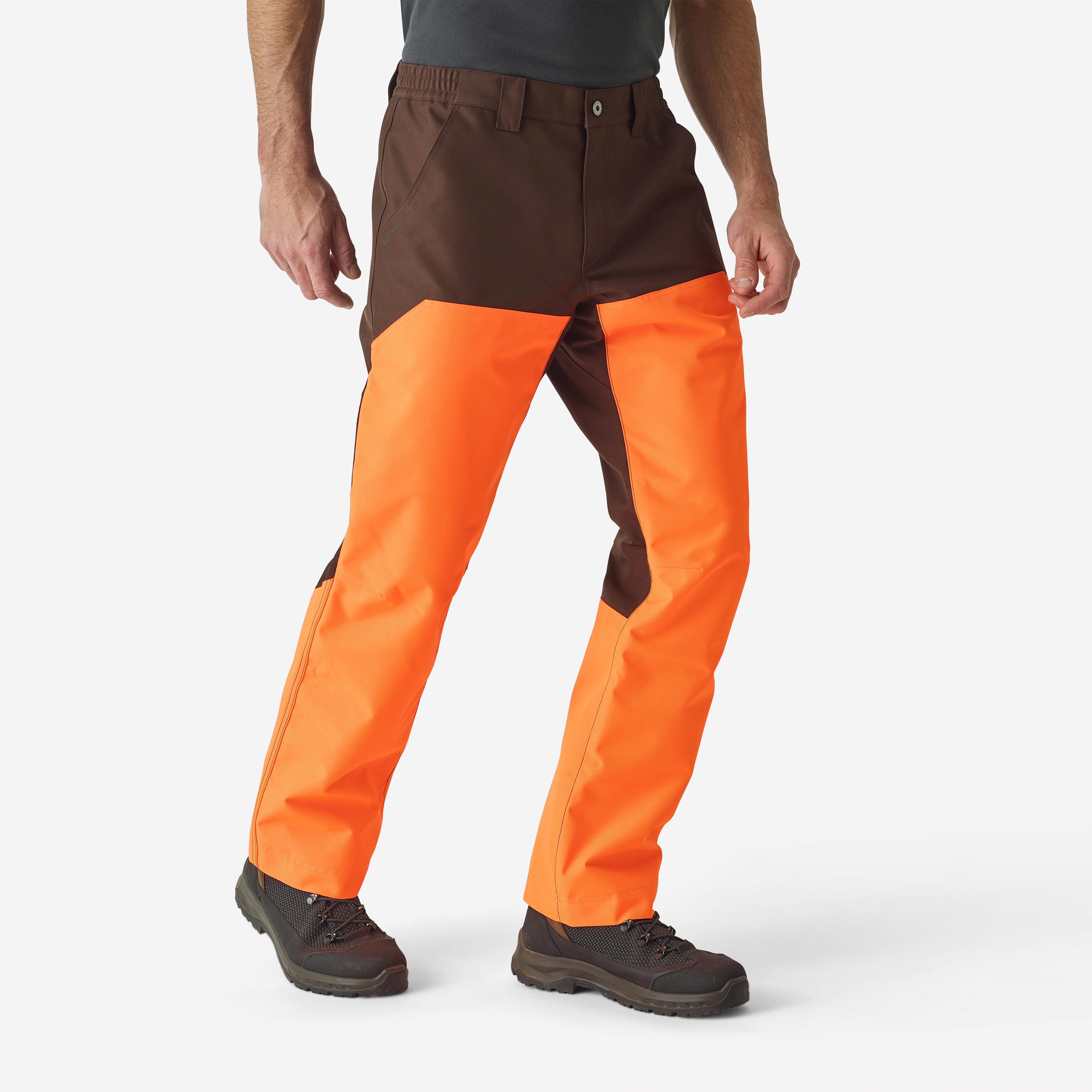 Jagdhose RENFORT 500 orange/braun