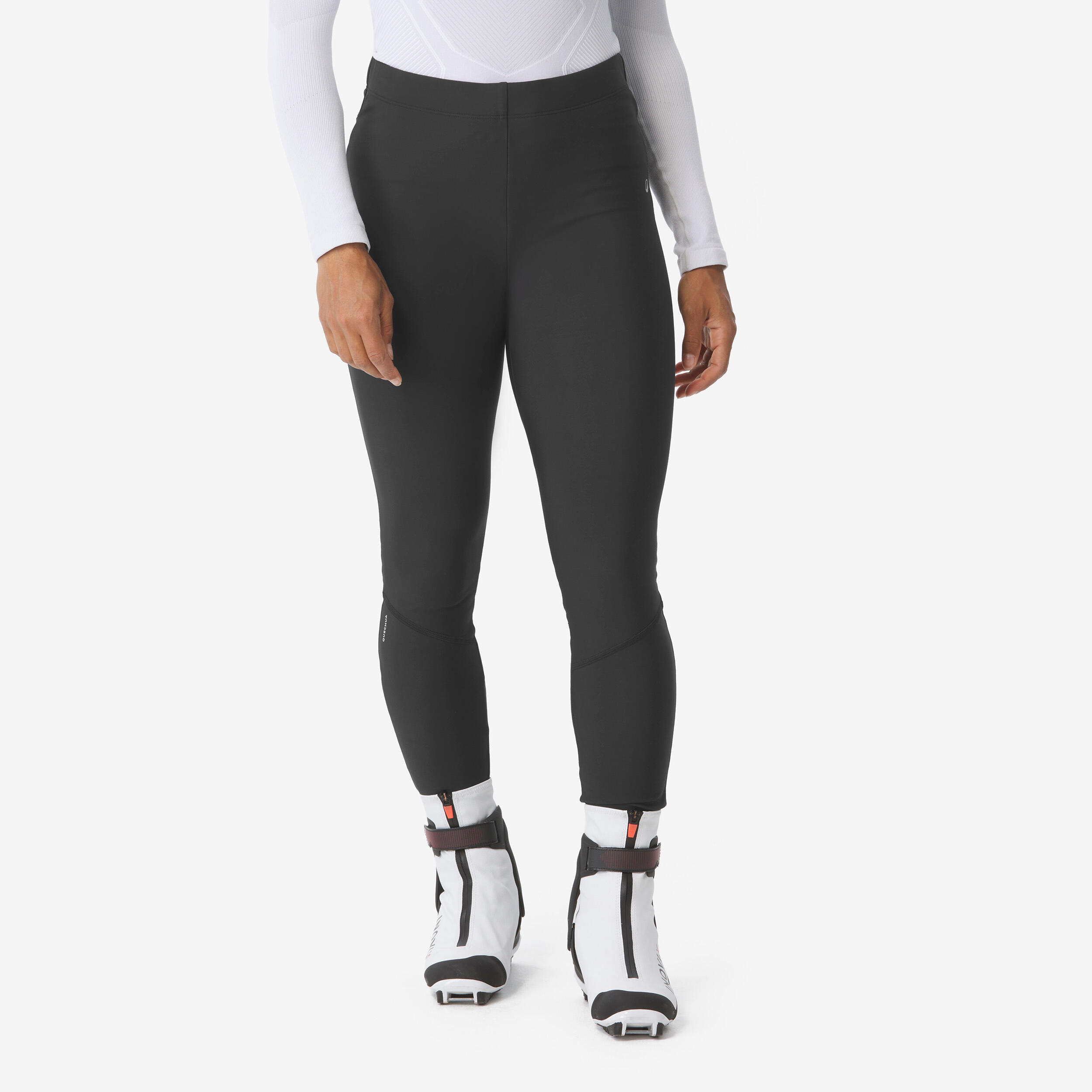 Langlauftights Damen warm – XCS 100 schwarz