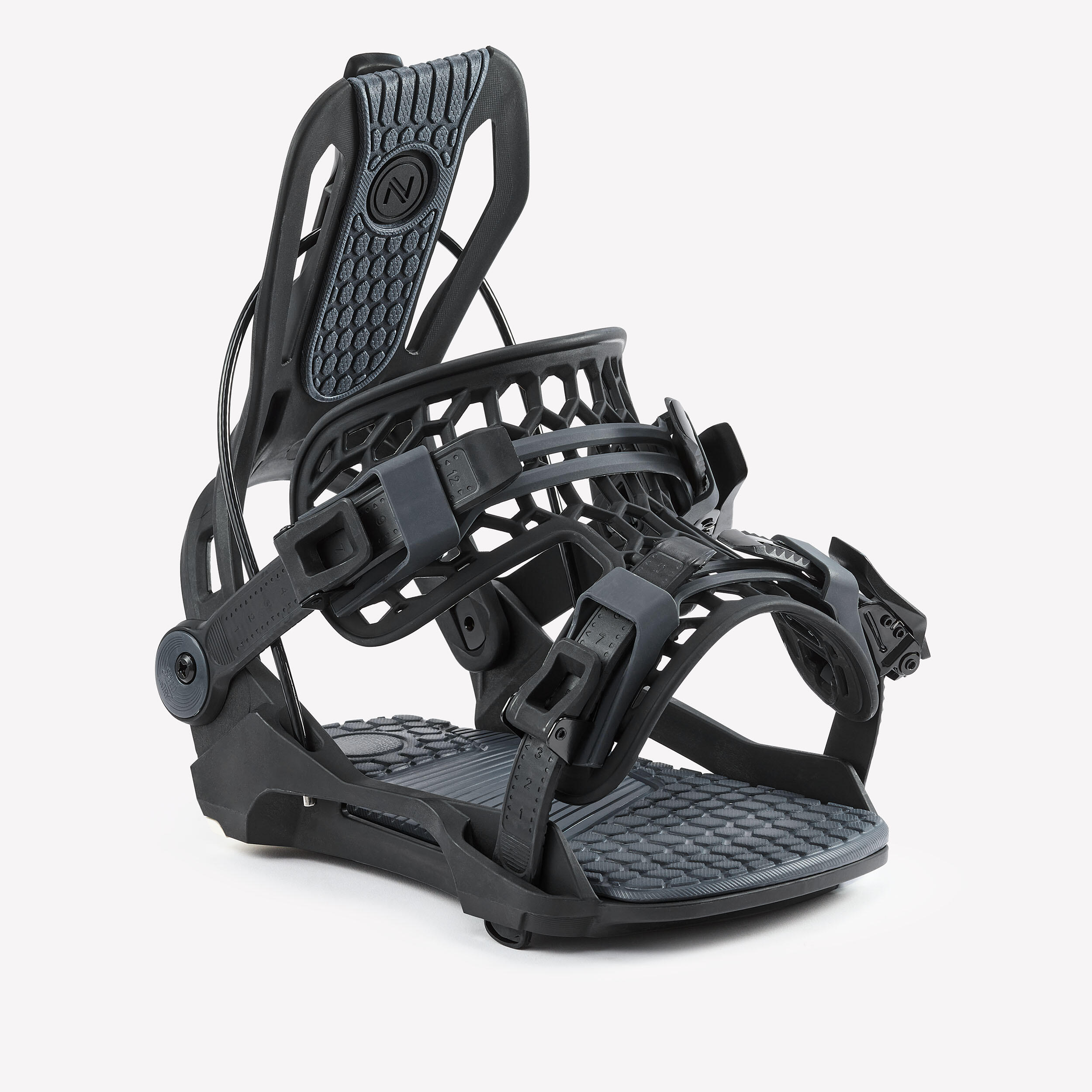 Snowboardbindung schnell Allmountain - Nidecker Flow Fenix schwarz