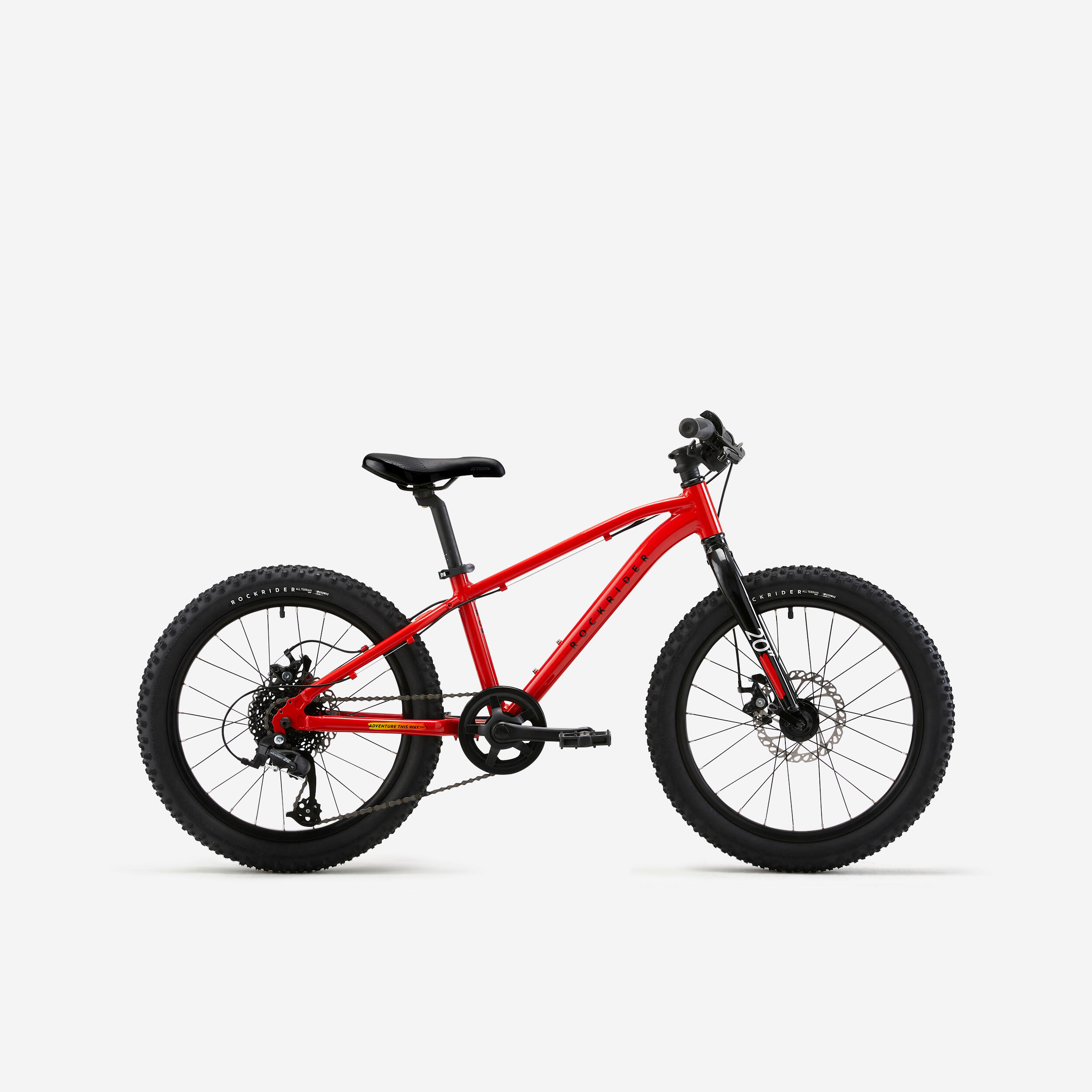 Kinderfahrrad Mountainbike 20 Zoll Rockrider Explore 900R rot