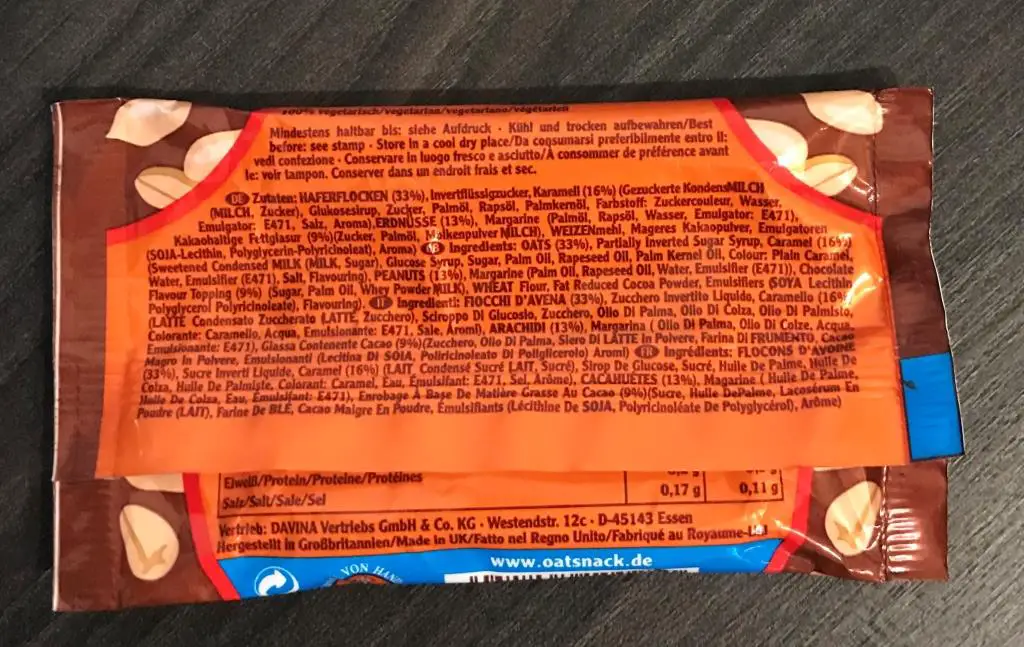 OatSnack Erdnuss-Karamell