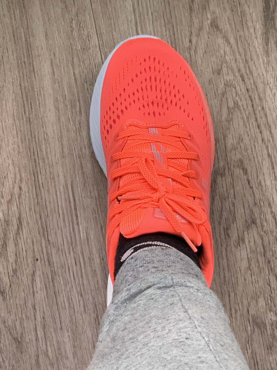 Schuh am Fuß