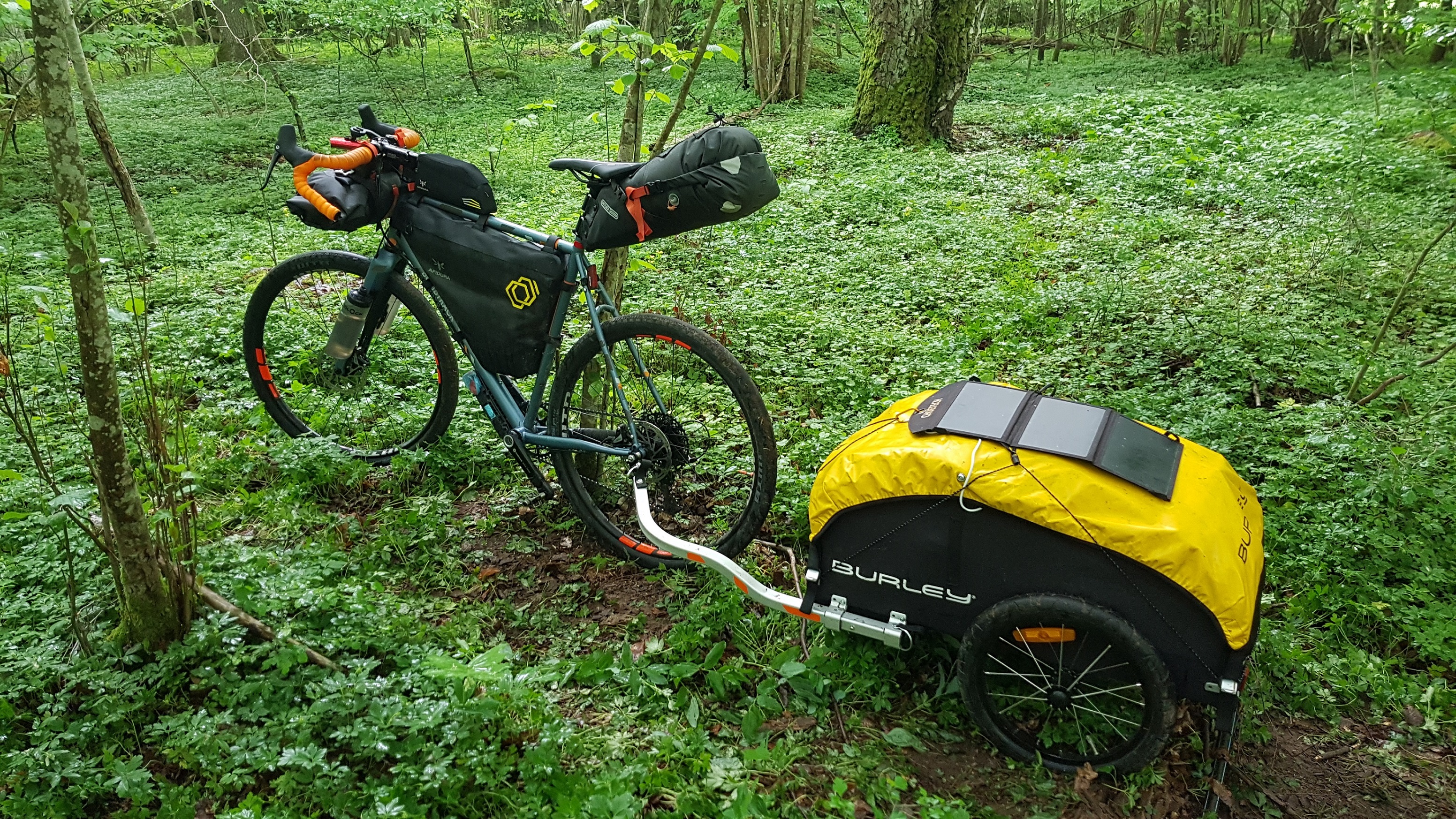 Radtour-Setup Schweden