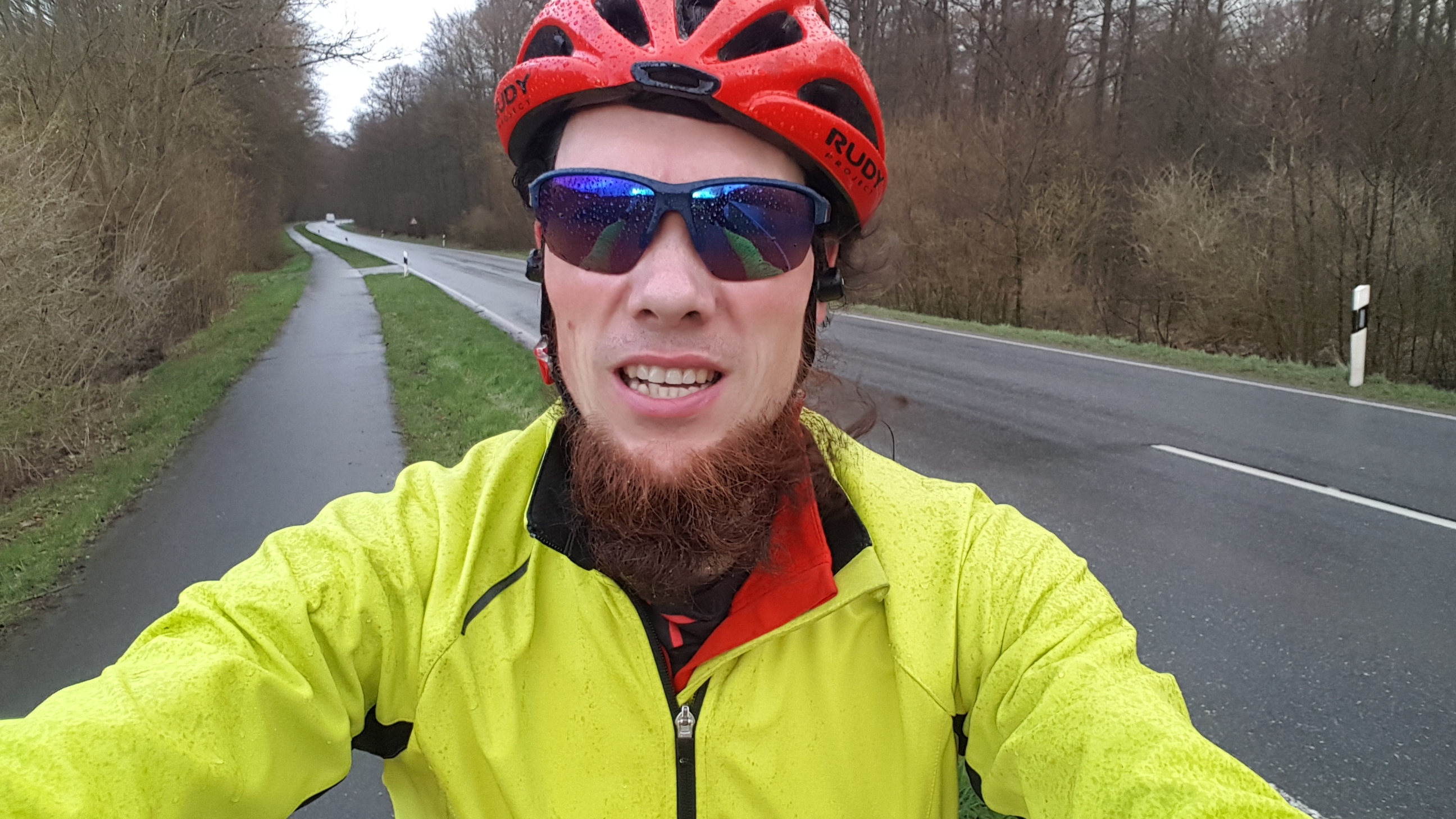 Radtour bei Regen 1
