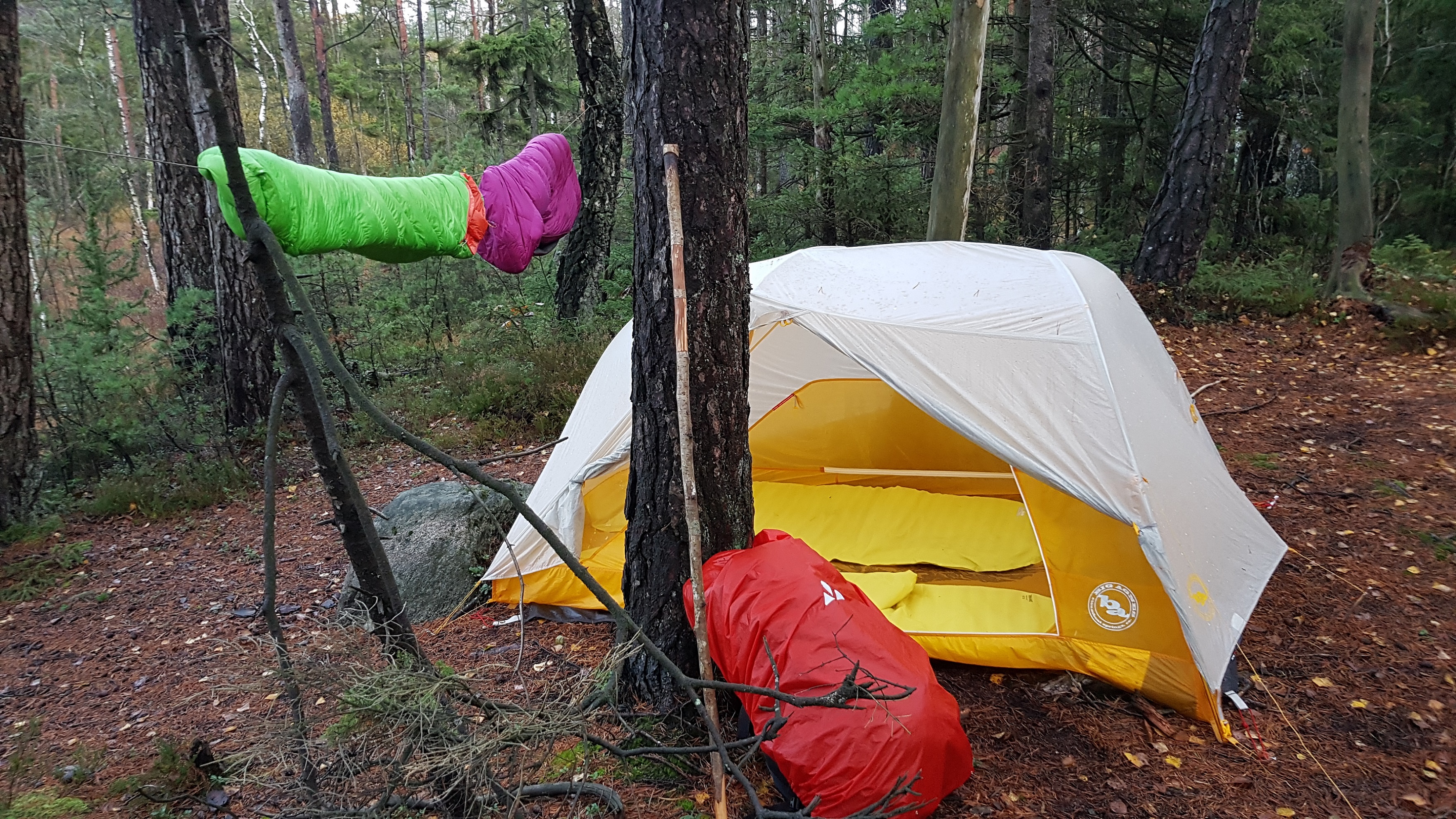 auf dem Bohusleden in Schweden