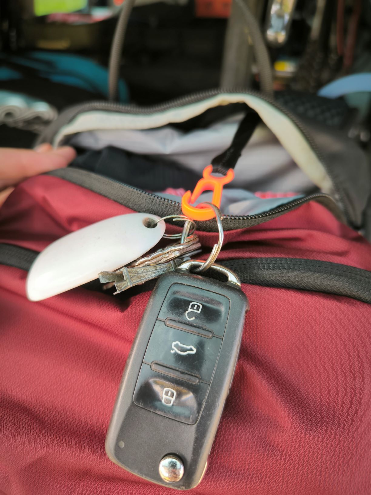 Tasche Oberseite