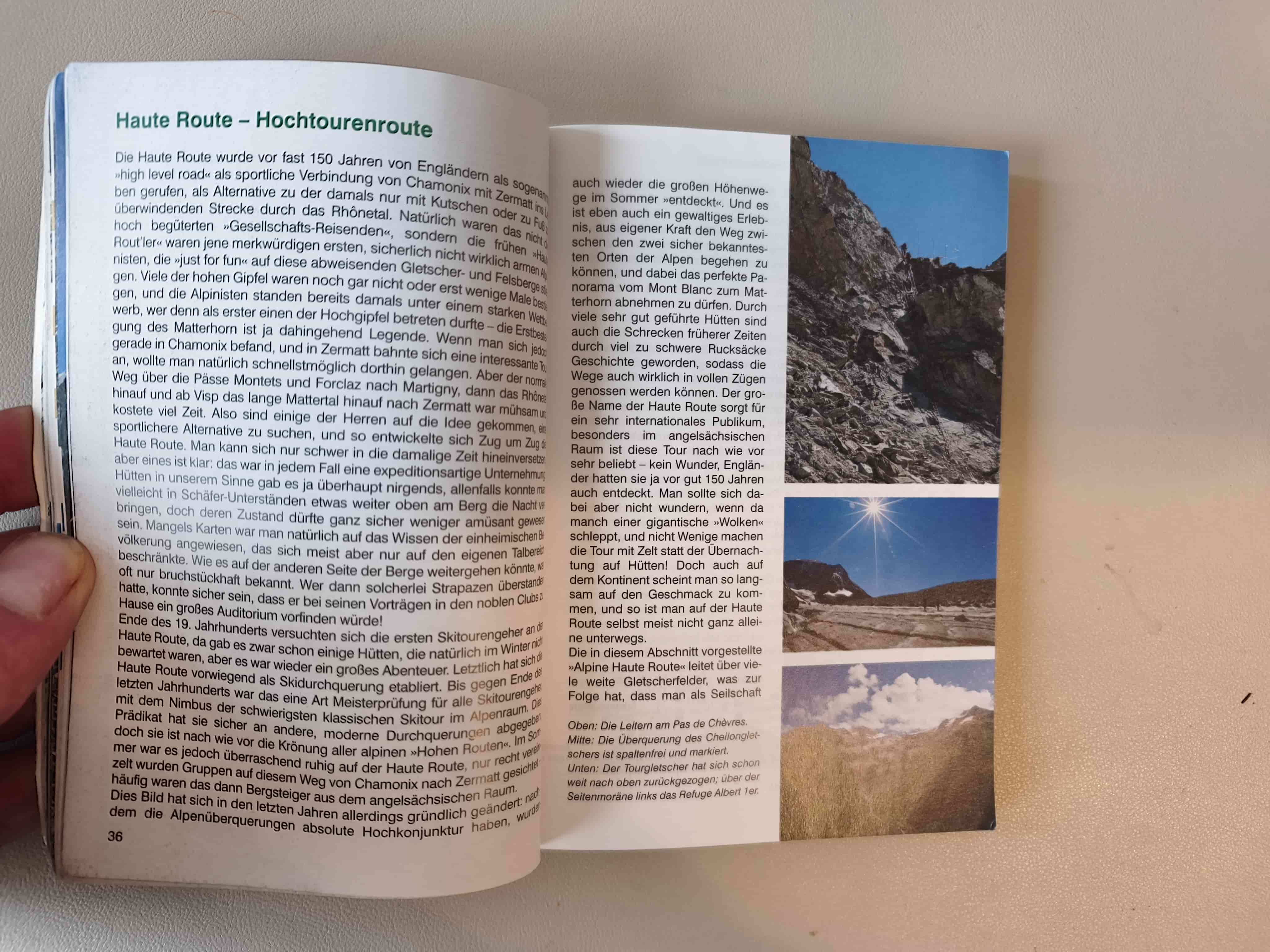 Der OUTSIDEstories-Test: ROTHER BERGVERLAG Haute Route: Von Chamonix nach Zermatt – Wanderführer