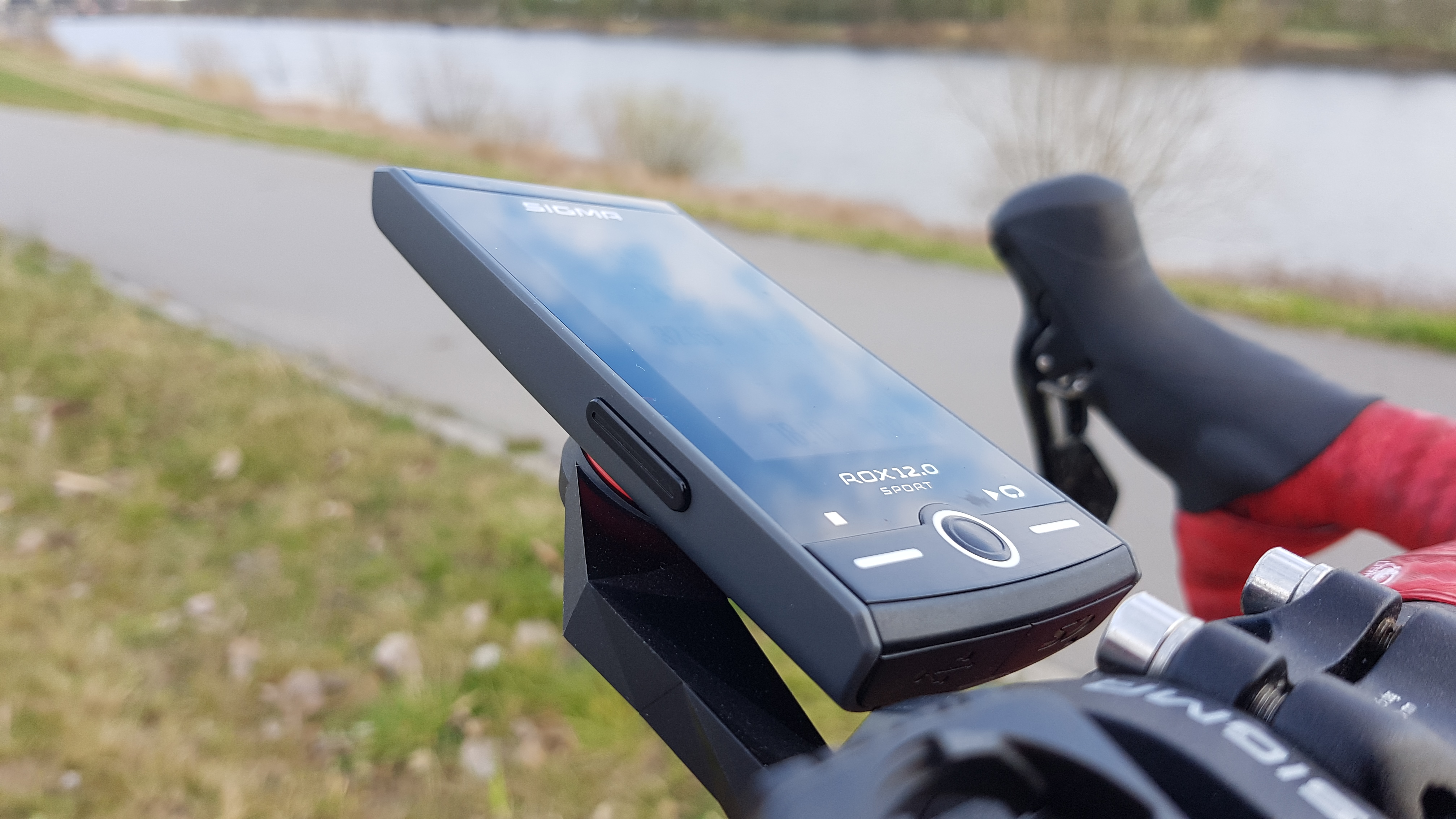 Radcomputer montiert beim Training
