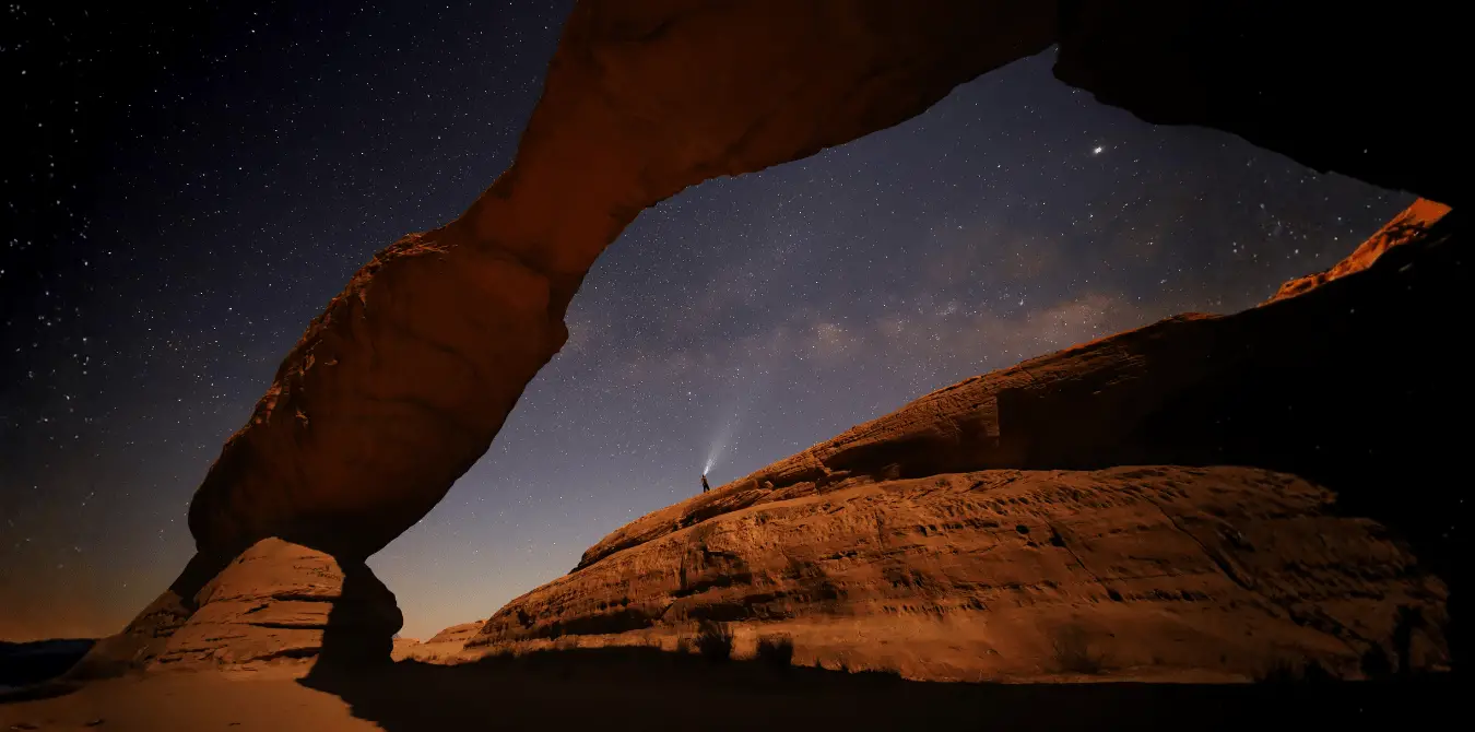 AlUla Hiking in Saudi-Arabien