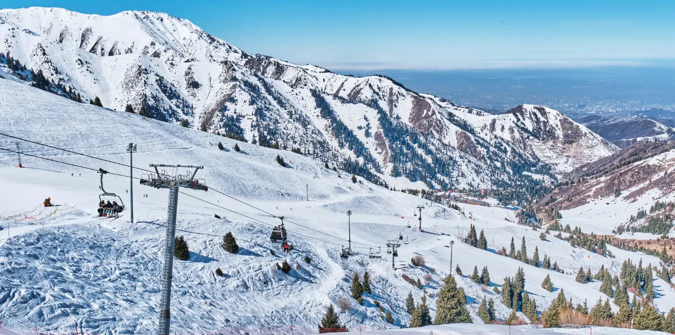 Kasachstan: Shymbulak (Chimbulak): Skigebiet in Zentralasien
