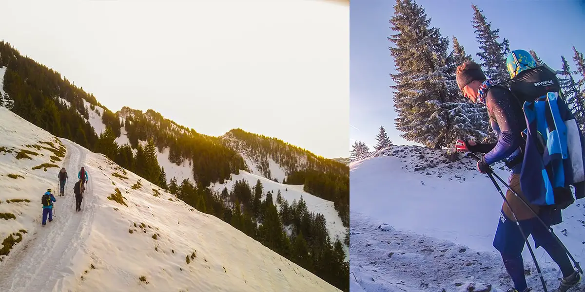 Hike and Fly Aufstieg