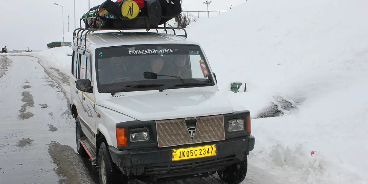 Kashmir Ankunft