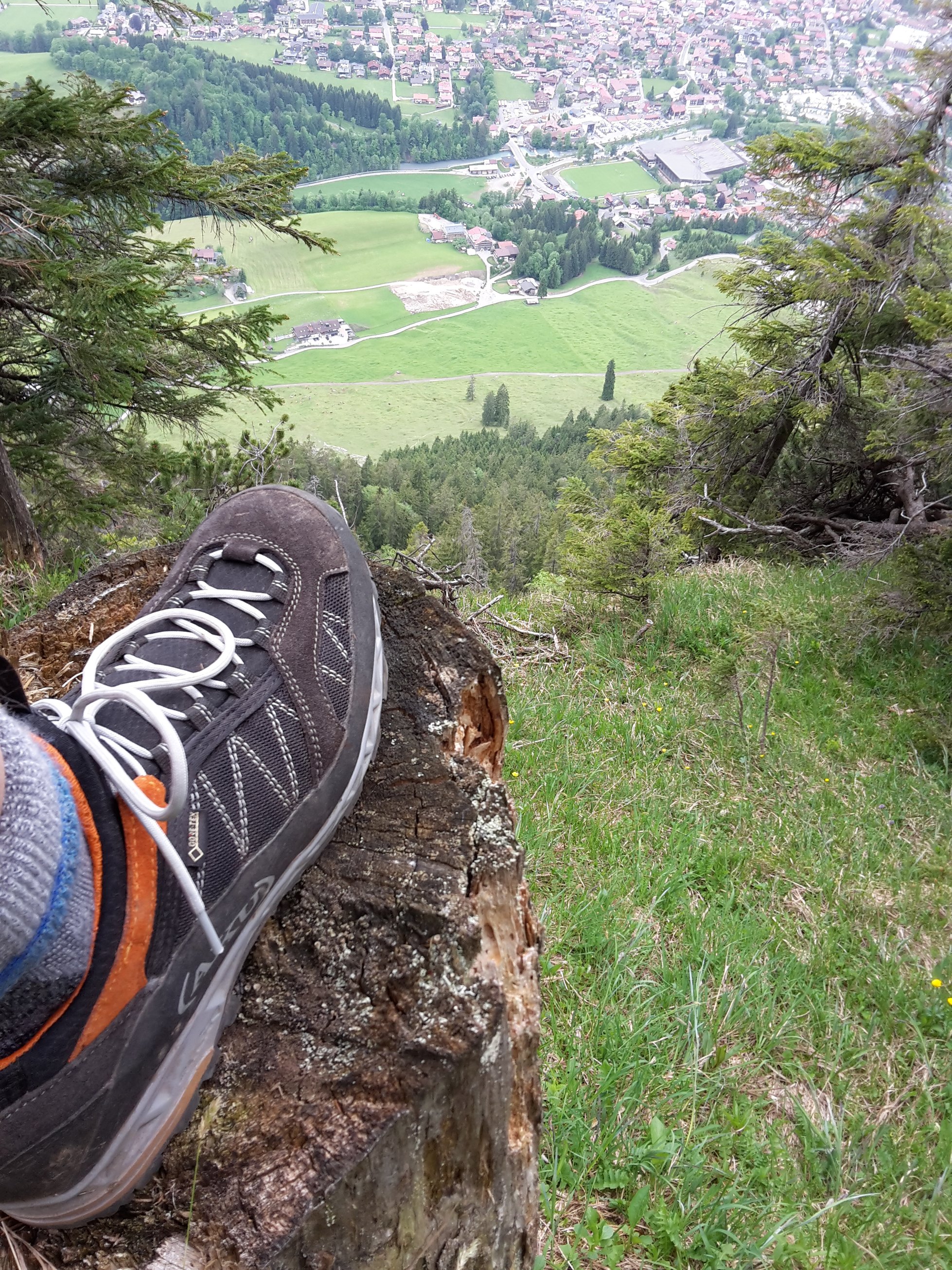Schuh mit Aussicht