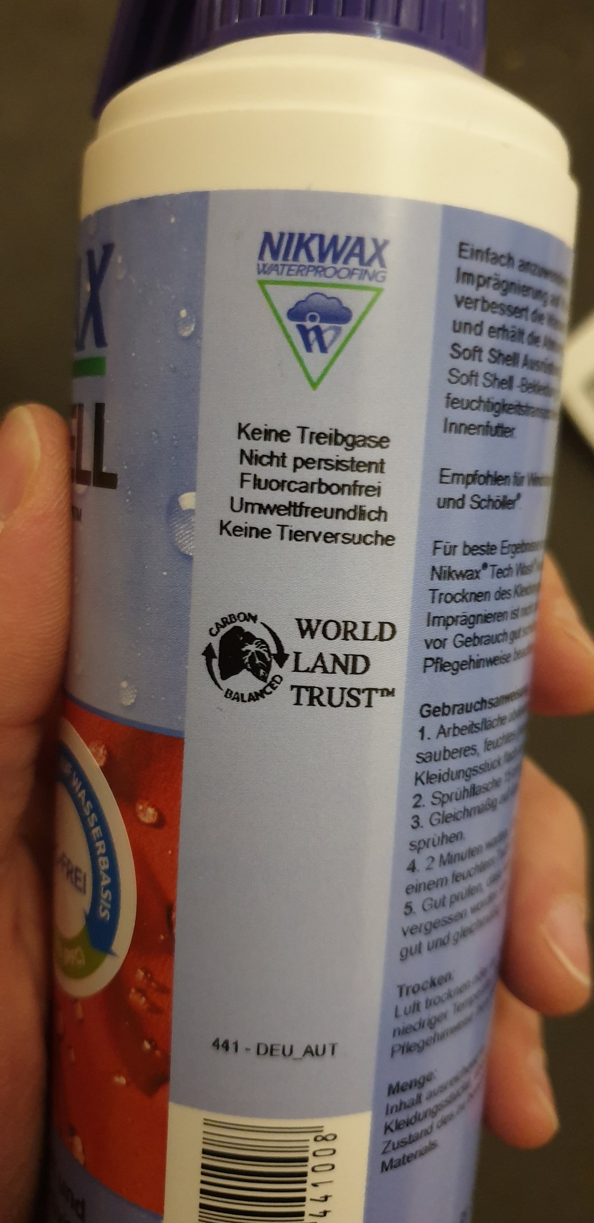 NIKWAX SOFTSHELL PROOF – IMPRÄGNIERSPRAY
