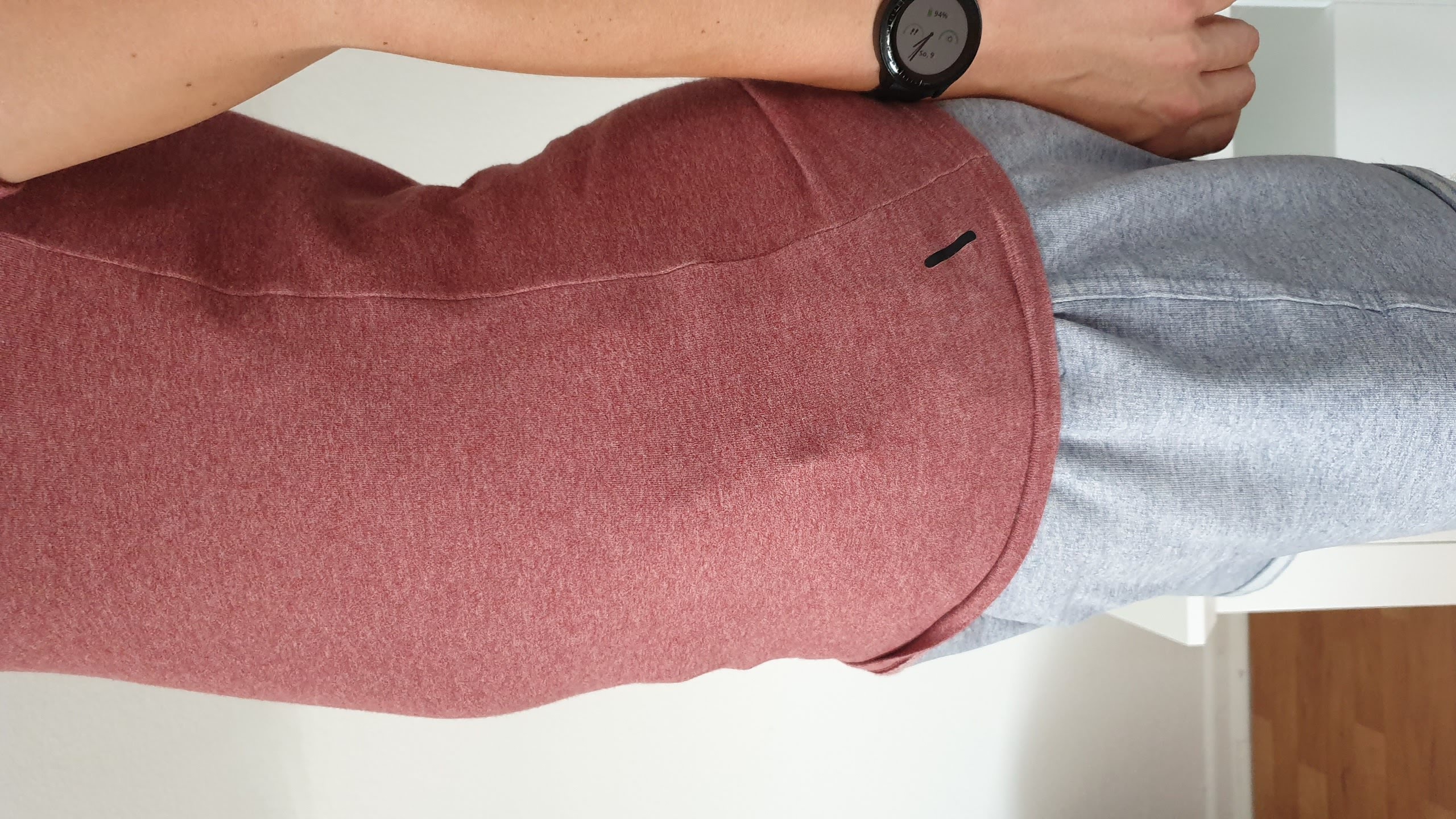 Ansicht "enge Sitz des Shirts" 