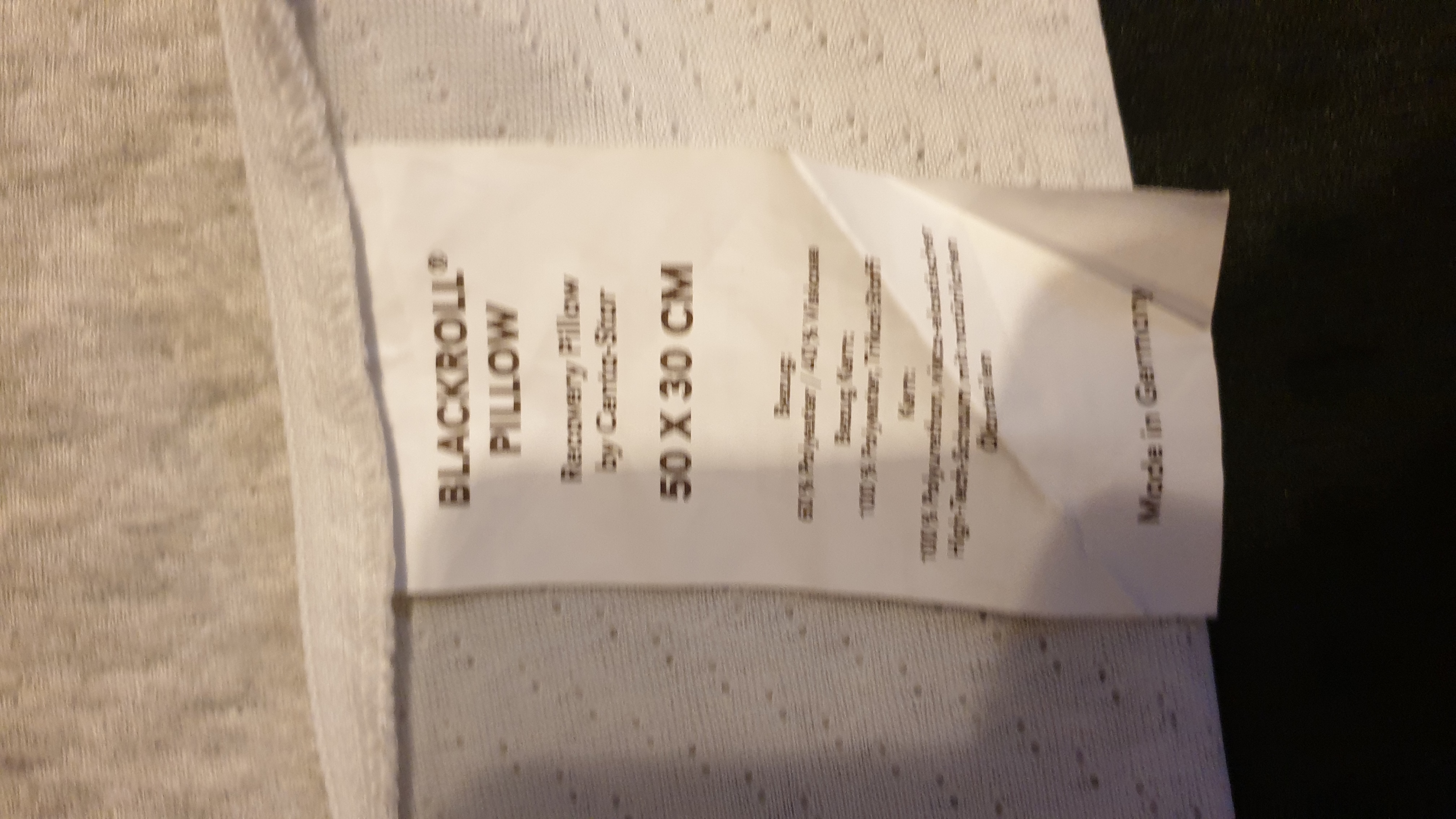 Black Roll  Recovery Pillow
