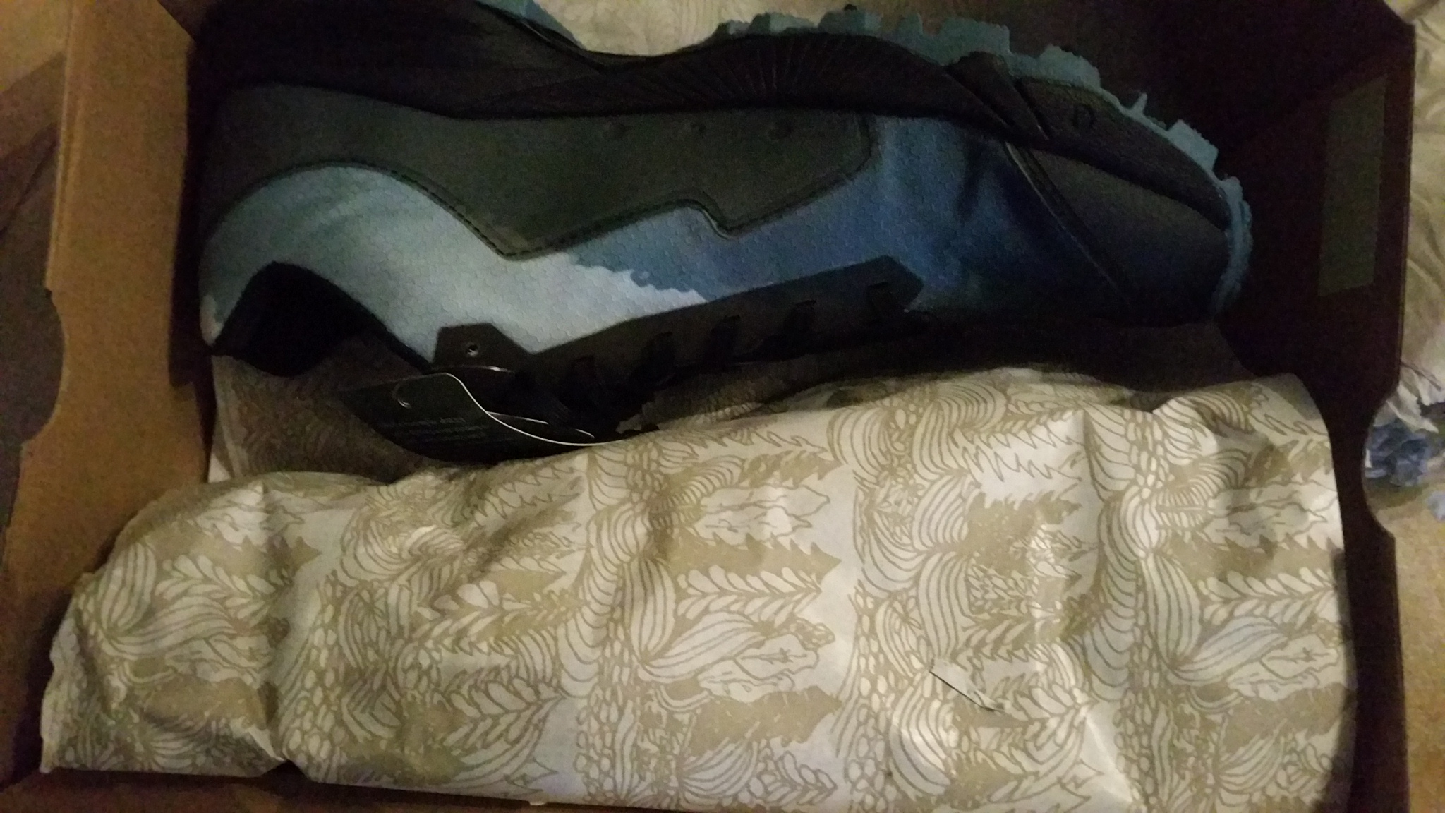 verpackter Schuh