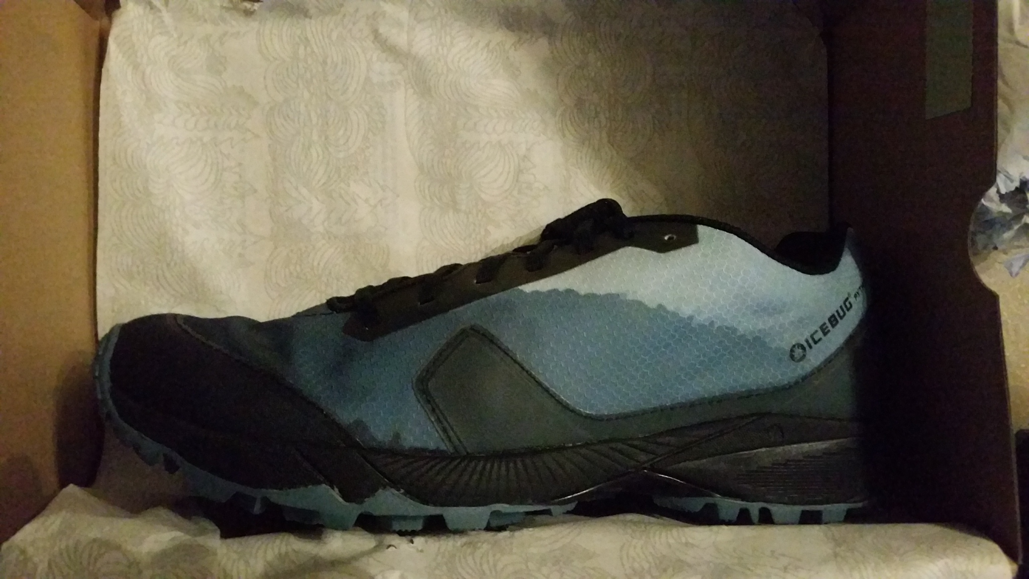 verpackter Schuh