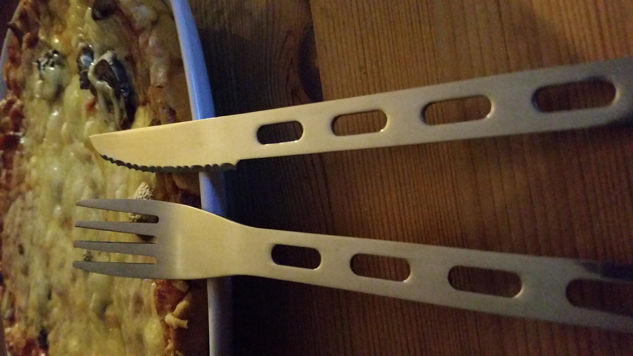 Pizza schneiden