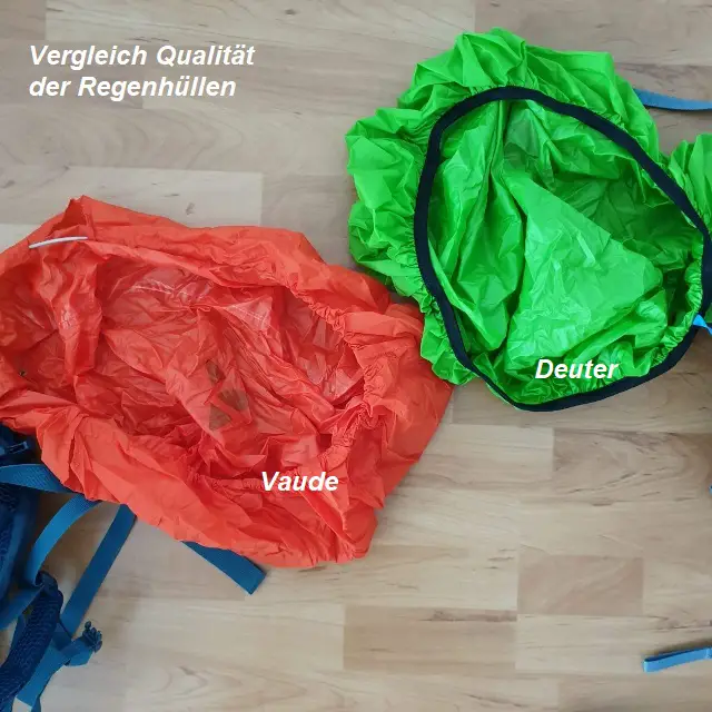 Vergleich Regenhüllen