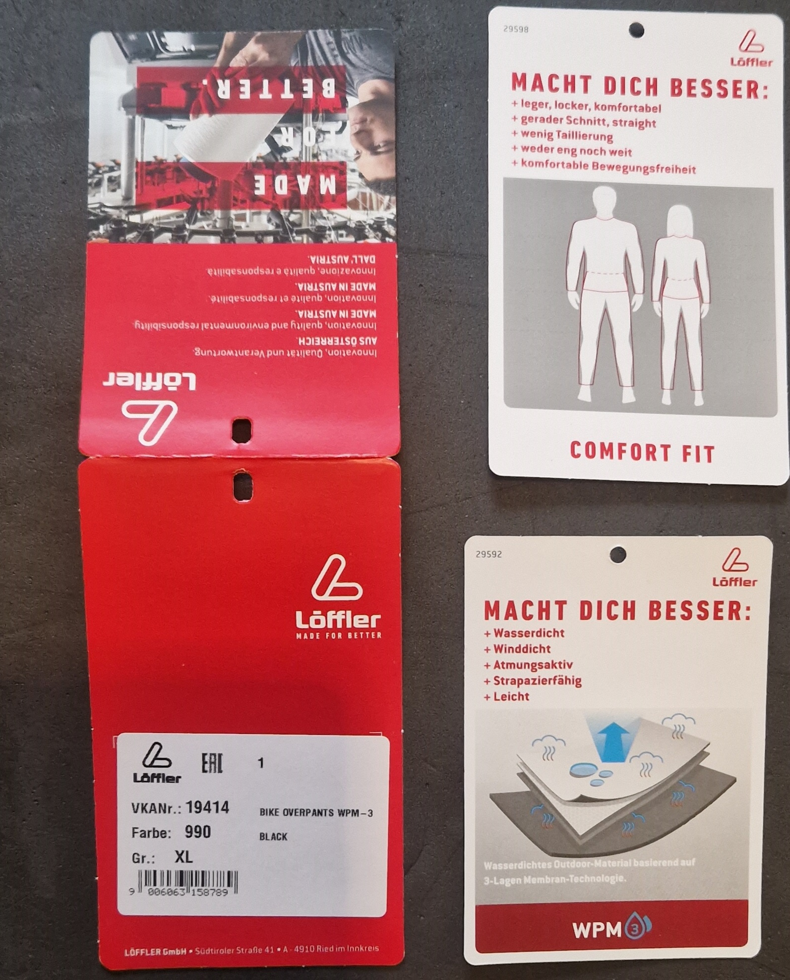 Löffler - Bike Overpants WPM-3