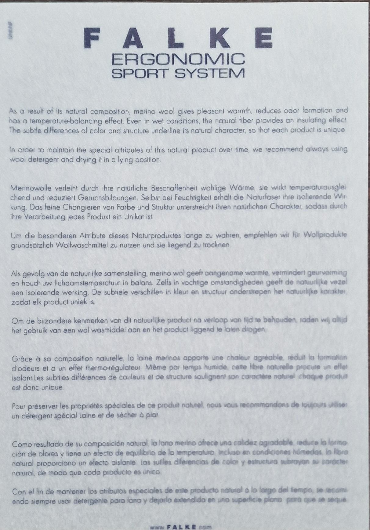 Viele Informationen auf der Verpackung