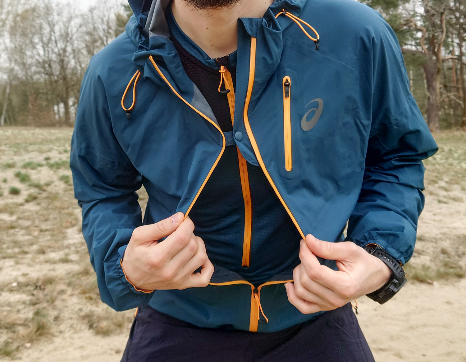 Unter der Jacke