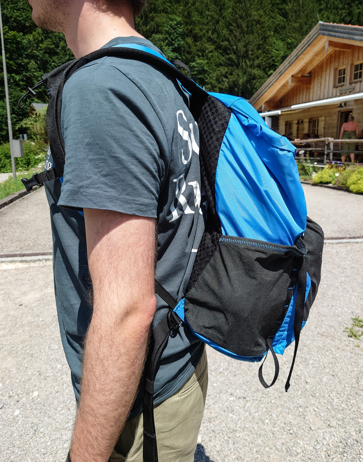 Schulter Taschen weit oben