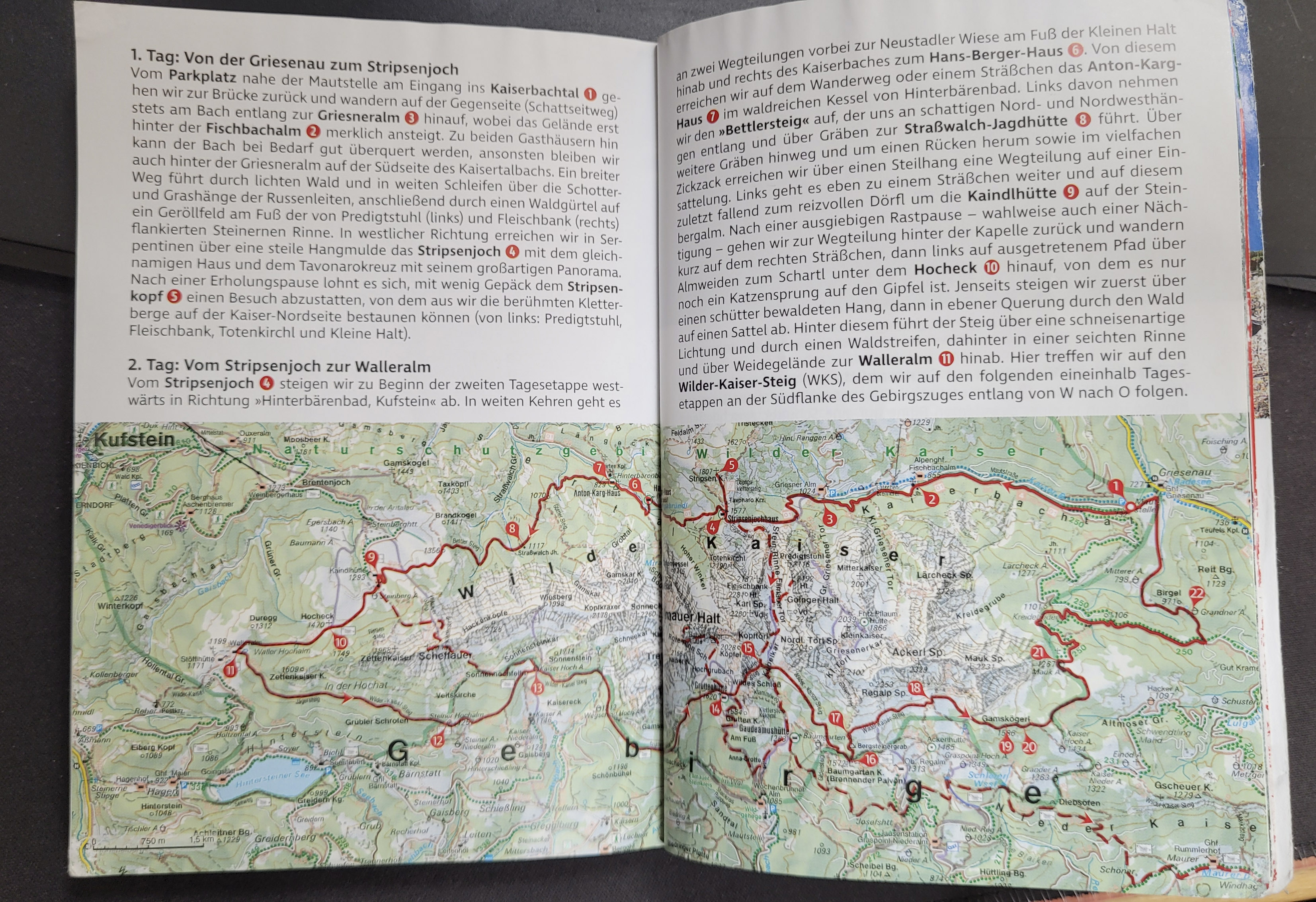 Die Tour um den Wilden Kaiser